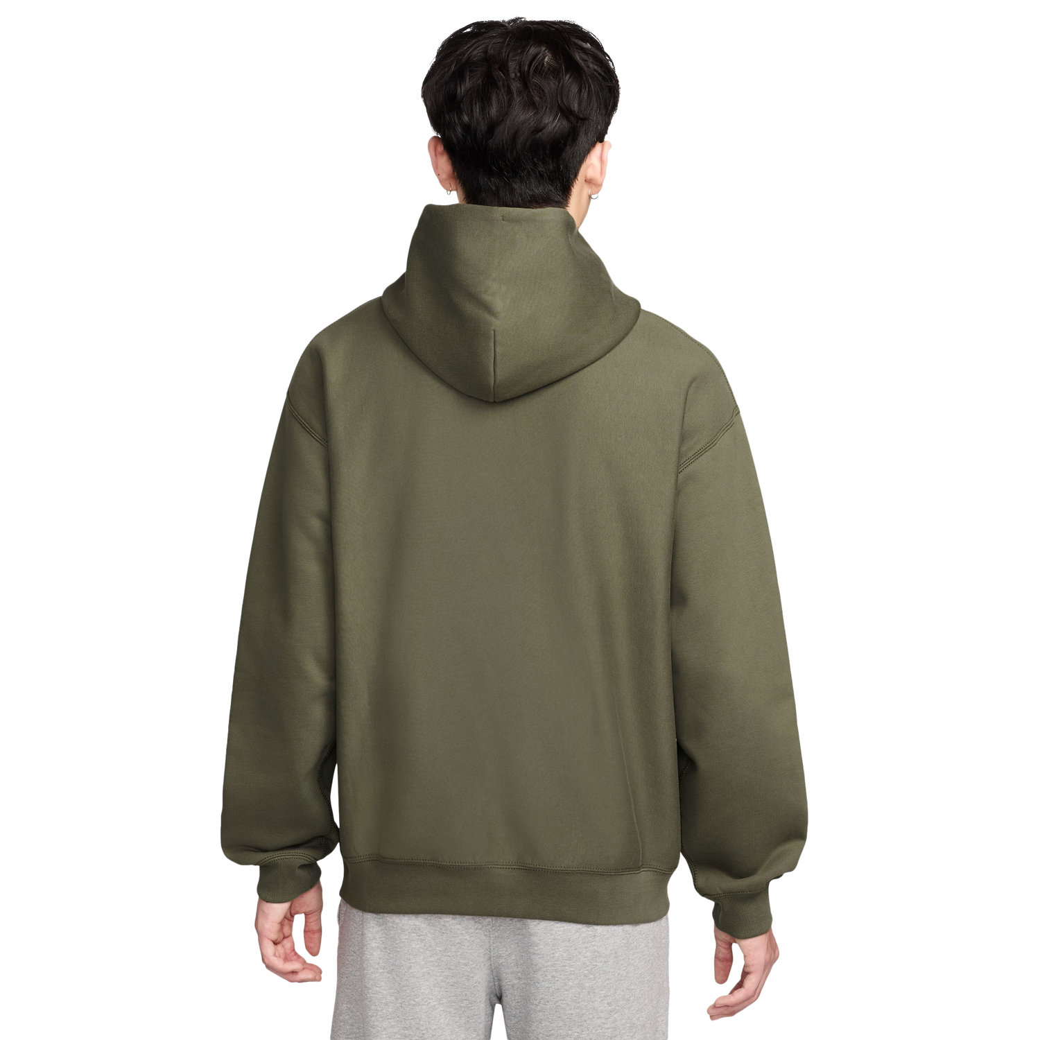 Nike NL Solo Swoosh Pullover Hood Gfx - Men's - Tan/Olive