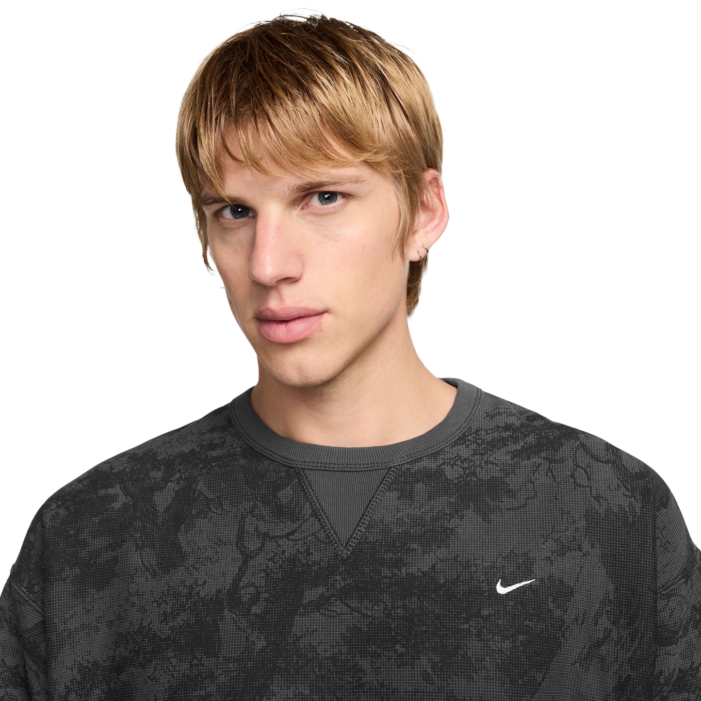 Nike NL Solo Swoosh Crew Gfx Ediu - Men's - Olive/Black
