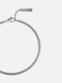 WHEAT BRACELET 3MM | Silver