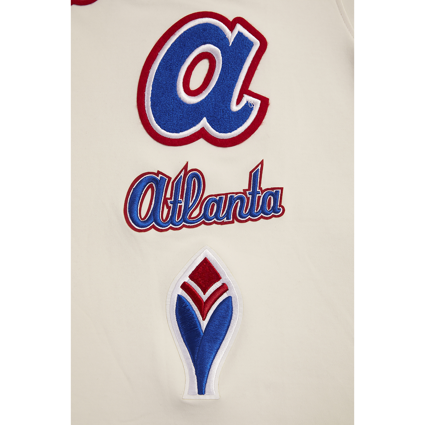 Pro Standard BRAVES RETRO CLASSIC DK TEE - Men's - Eggshell/Red
