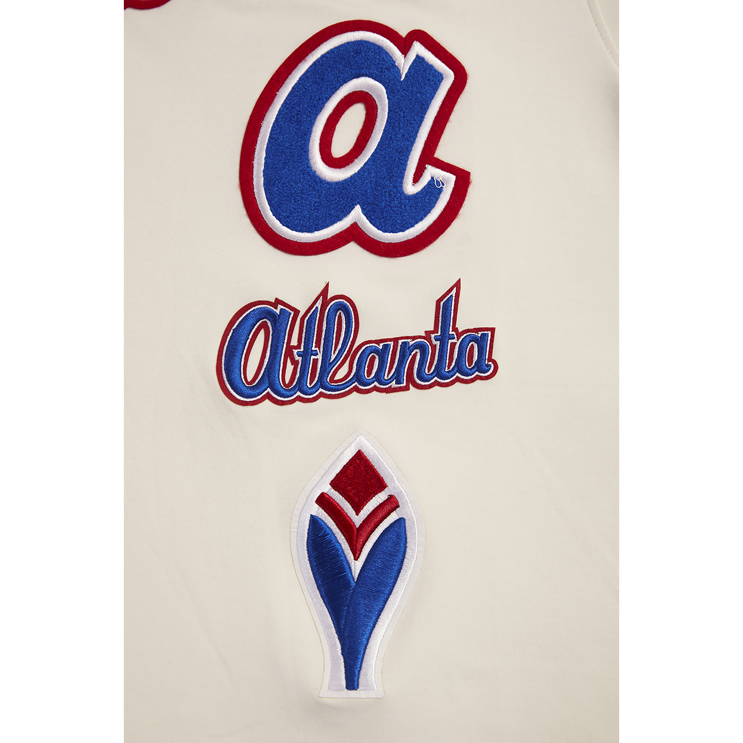 Pro Standard BRAVES RETRO CLASSIC DK TEE - Men's - Eggshell/Red