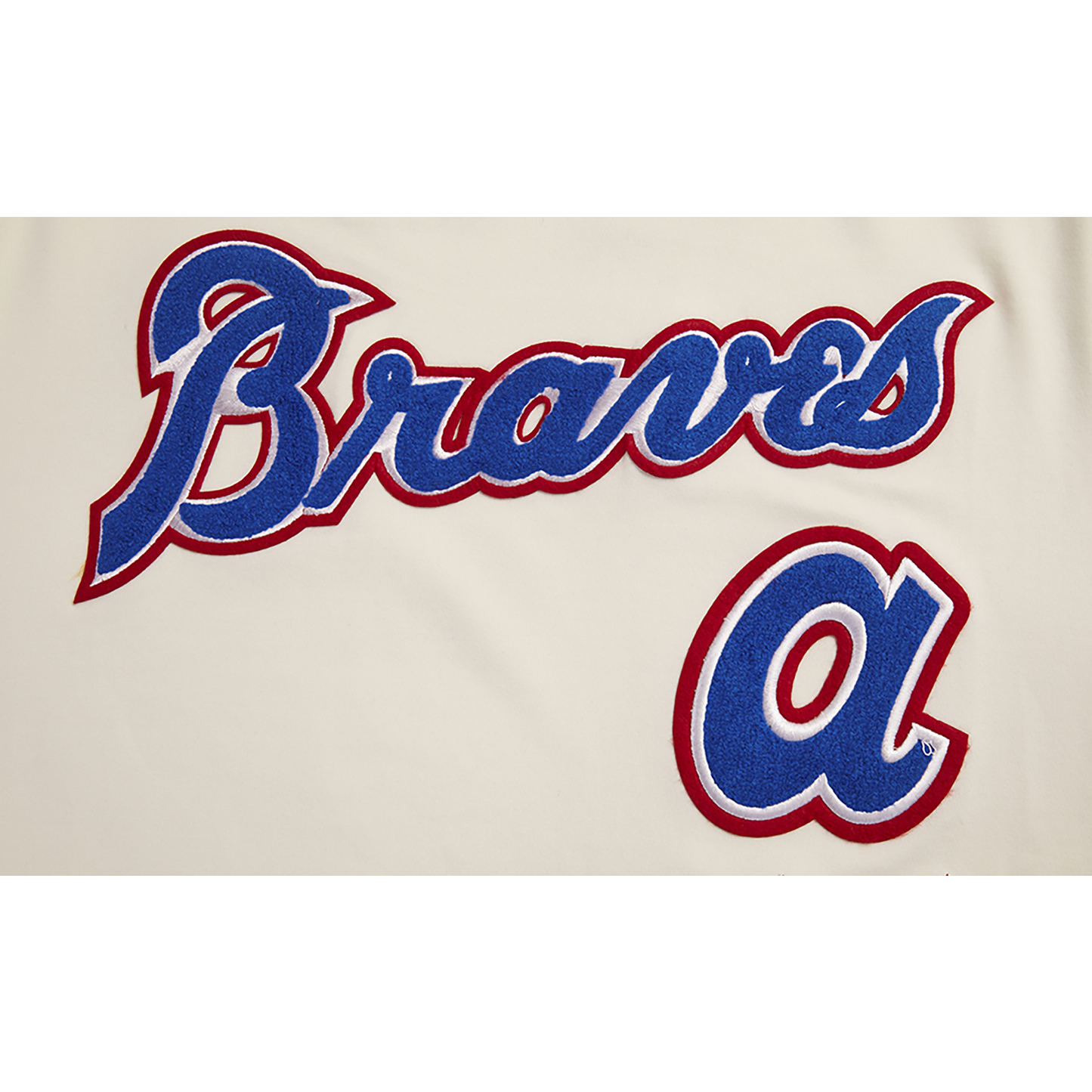 Pro Standard BRAVES RETRO CLASSIC DK TEE - Men's - Eggshell/Red
