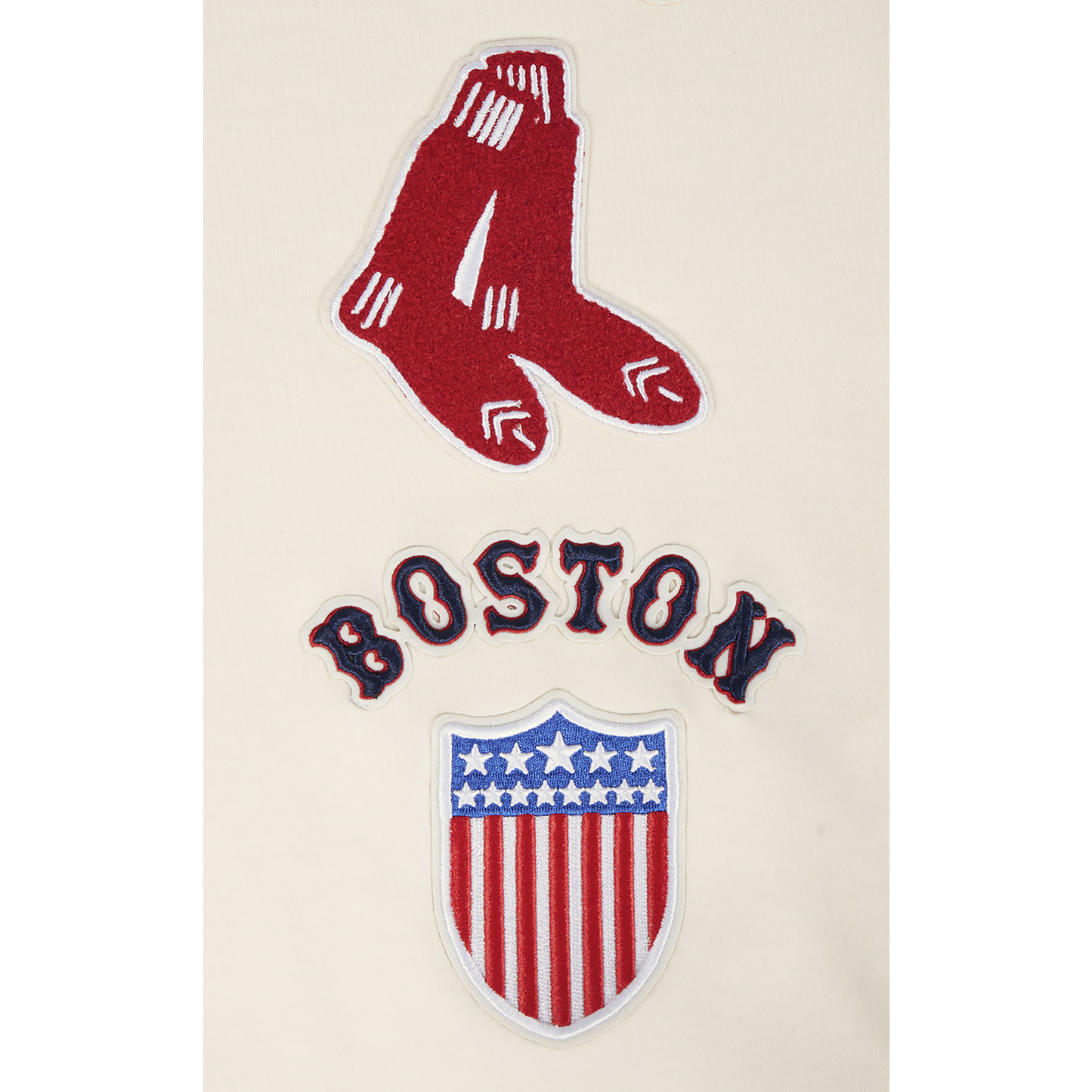 Pro Standard RED SOX RETRO CLASSIC DK TEE - Men's - Eggshell/Midnight Navy