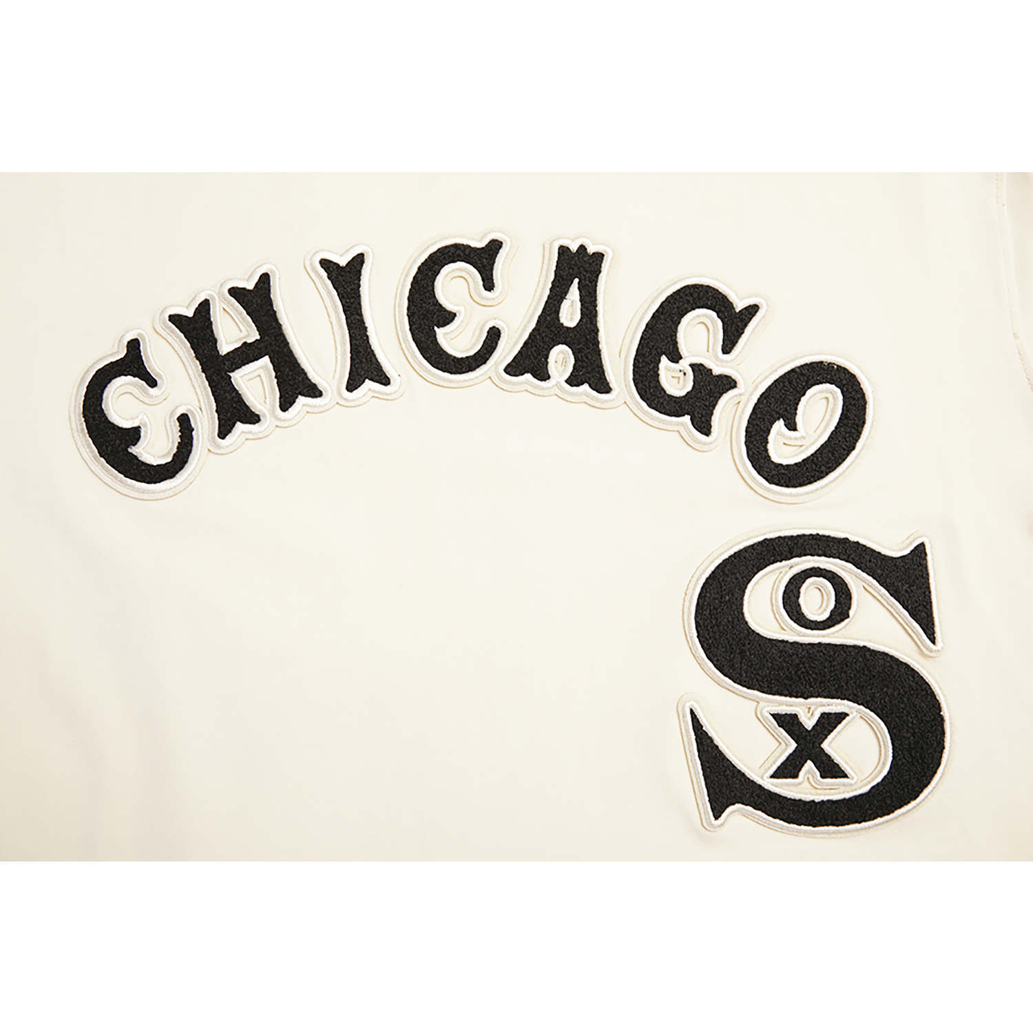 Pro Standard WHITE SOX RETRO CLASSIC SJ STRIPED TEE - Men's - Eggshell/Black