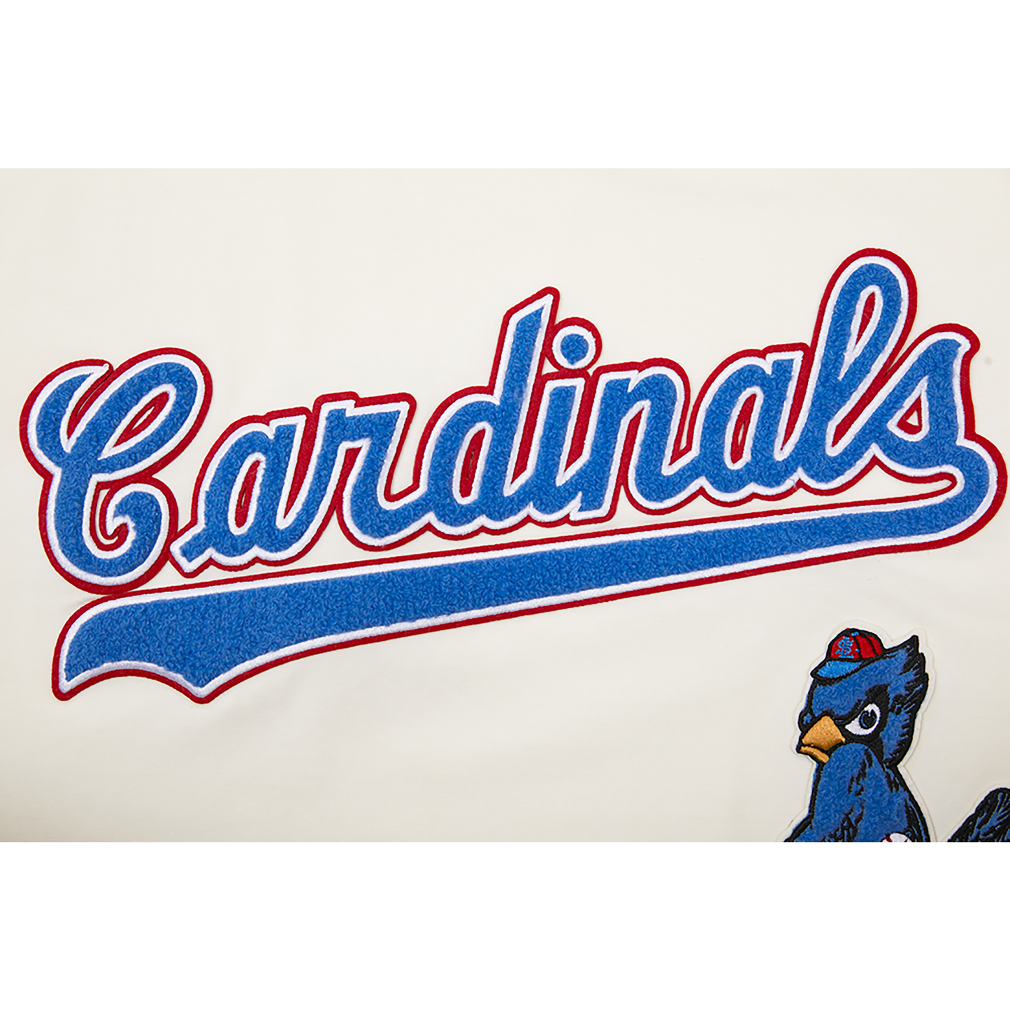 Pro Standard CARDINALS RETRO CLASSIC SJ STRIPED TEE - Men's - Eggshell/University Blue