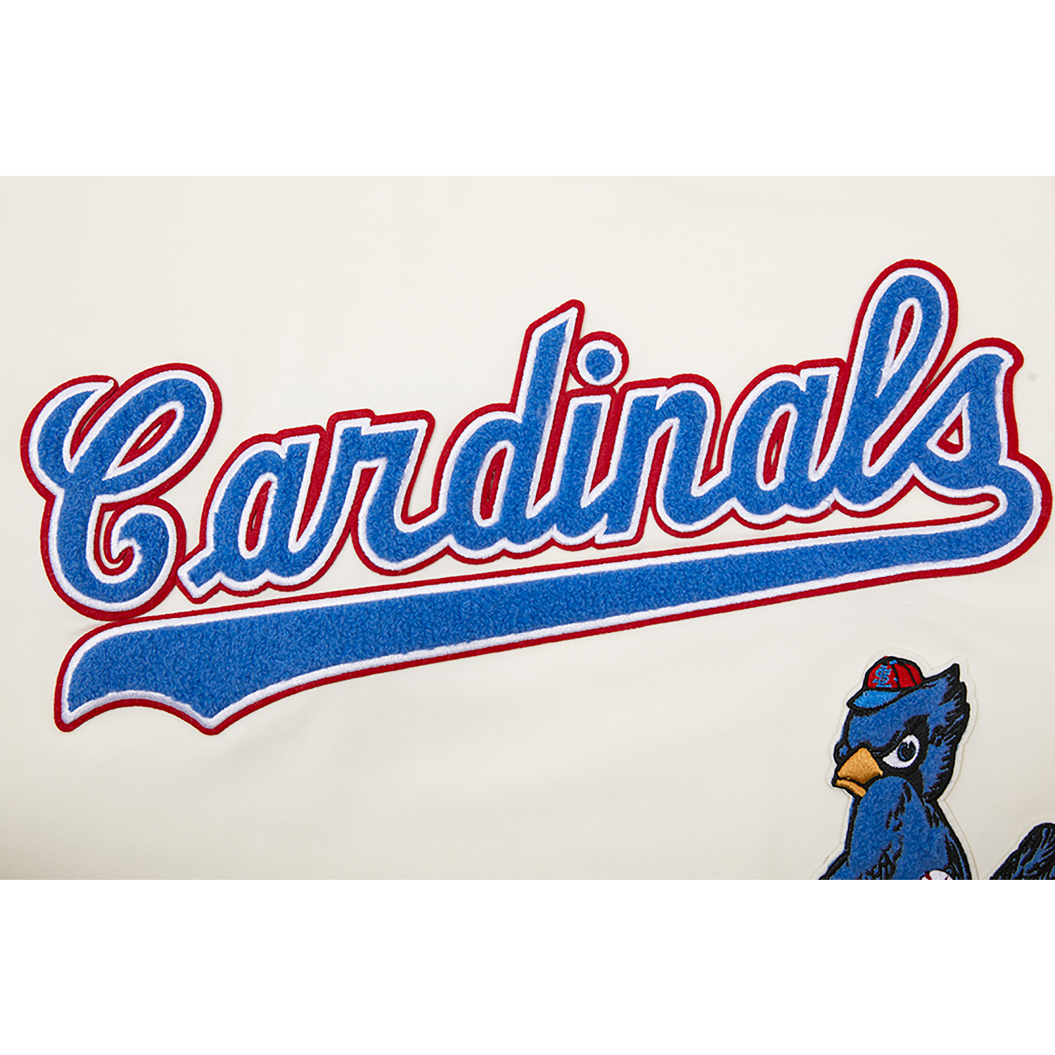 Pro Standard CARDINALS RETRO CLASSIC SJ STRIPED TEE - Men's - Eggshell/University Blue