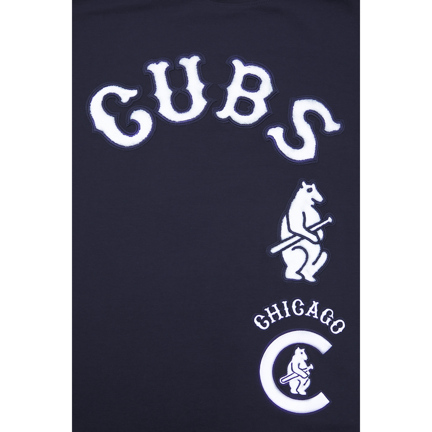 Pro Standard CUBS RETRO CLASSIC SJ STRIPED TEE - Men's - Midnight Navy