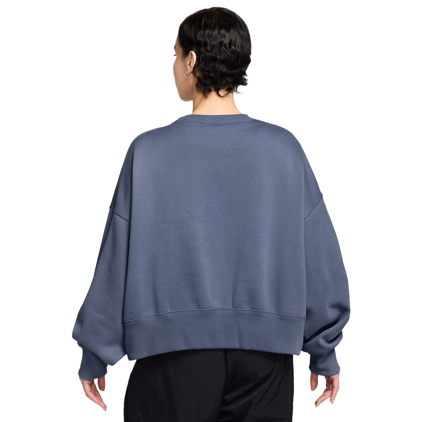 Nike NSW Style Fleece Crew OOS - Women's - World Indigo/White