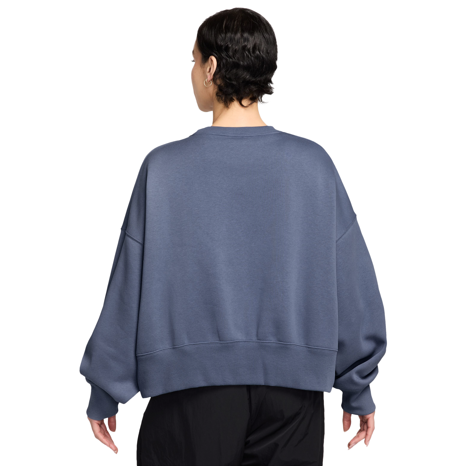 Nike NSW Style Fleece Crew OOS - Women's - World Indigo/White