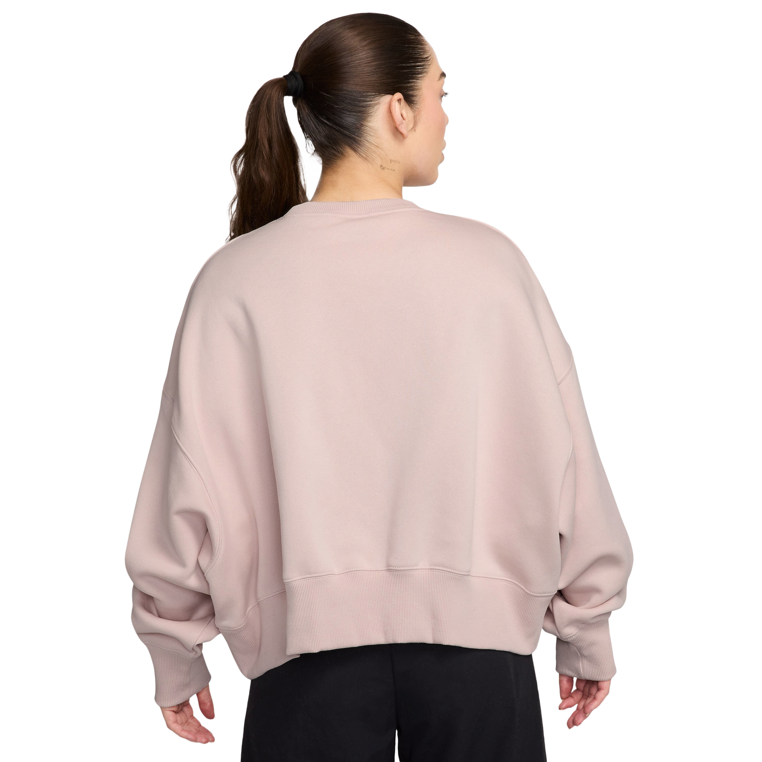 Nike NSW Style Fleece Crew OOS - Women's - Pink/White