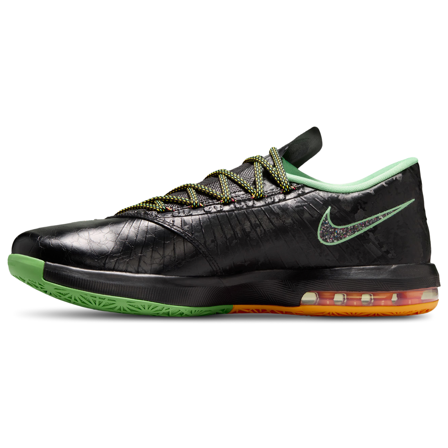 Nike KD VI - Men's - Black/Multi/Lucid Green