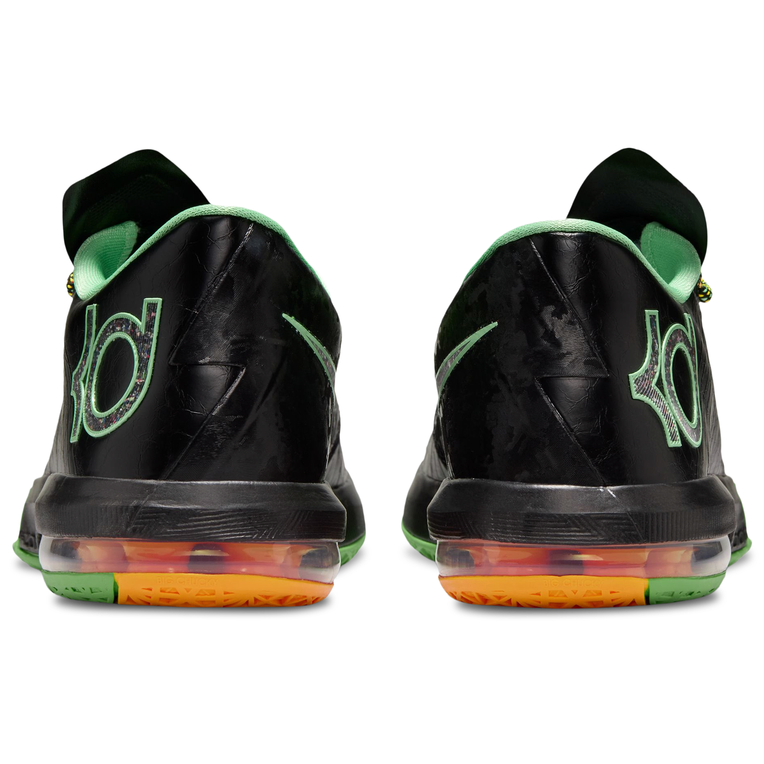 Nike KD VI - Men's - Black/Multi/Lucid Green