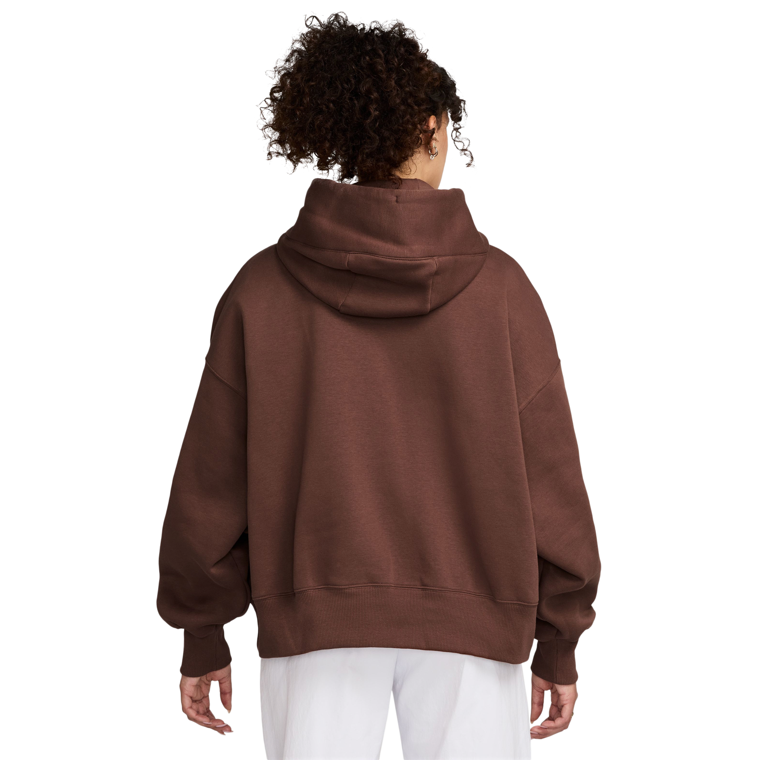 Nike PHNX Fleece OS Pullover Hoodie - Women's - Brown/Brown