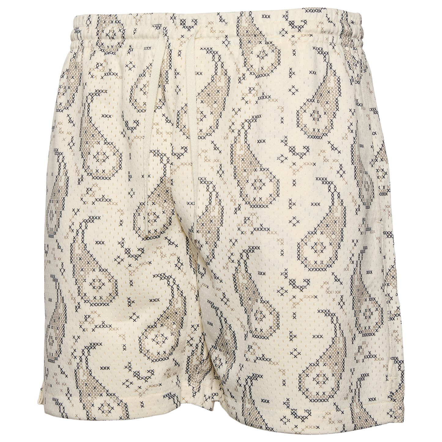 LCKR Brentwood Mesh Shorts - Men's - Egret/Crosshatch Paisley