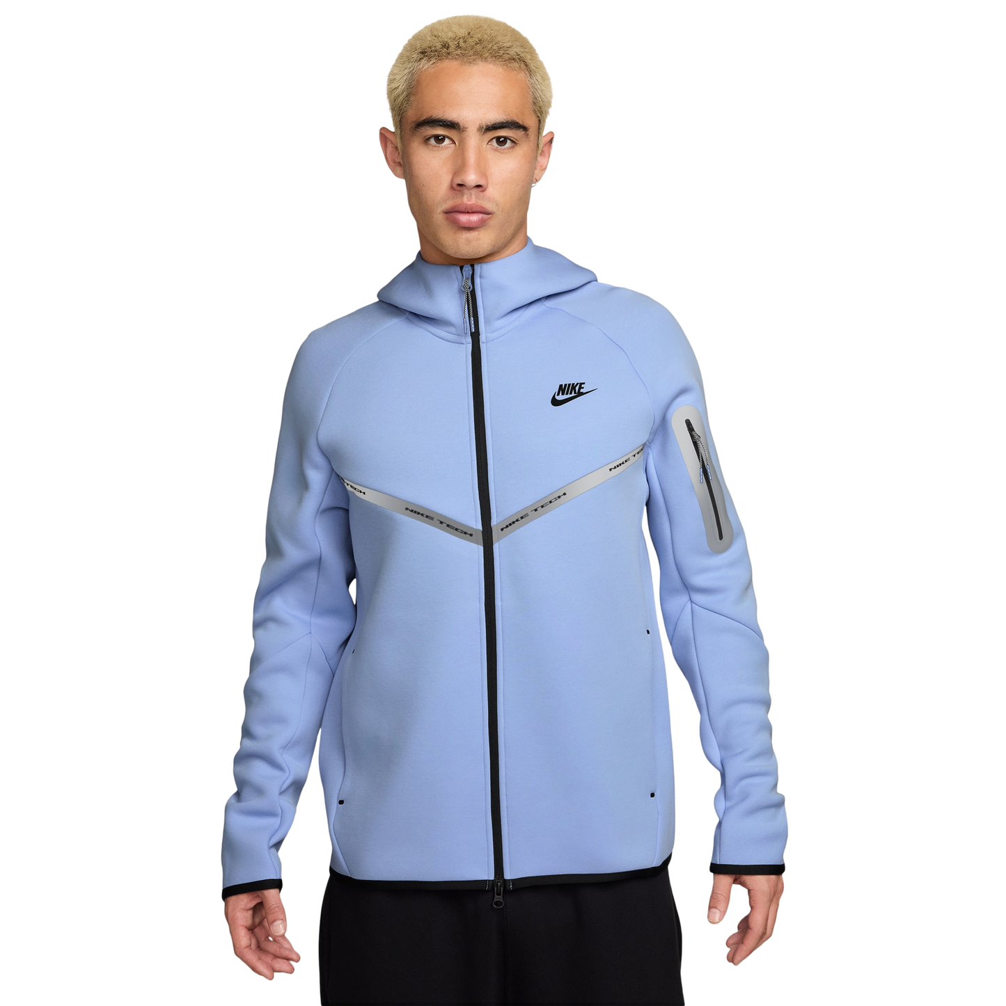 Nike Tech Fleece WR Full-Zip Jacket - Men's - Carolina/Black