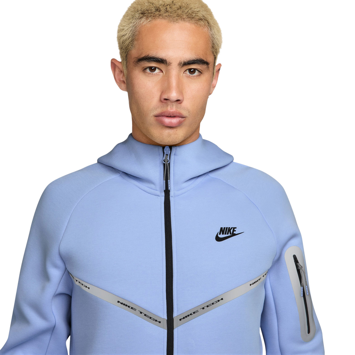 Nike Tech Fleece WR Full-Zip Jacket - Men's - Carolina/Black