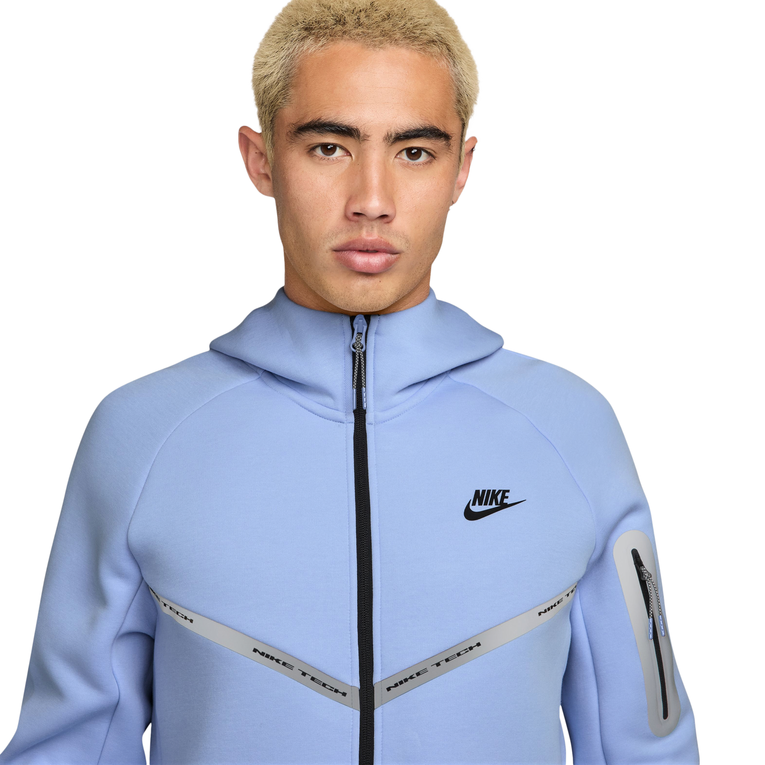 Nike Tech Fleece WR Full-Zip Jacket - Men's - Carolina/Black