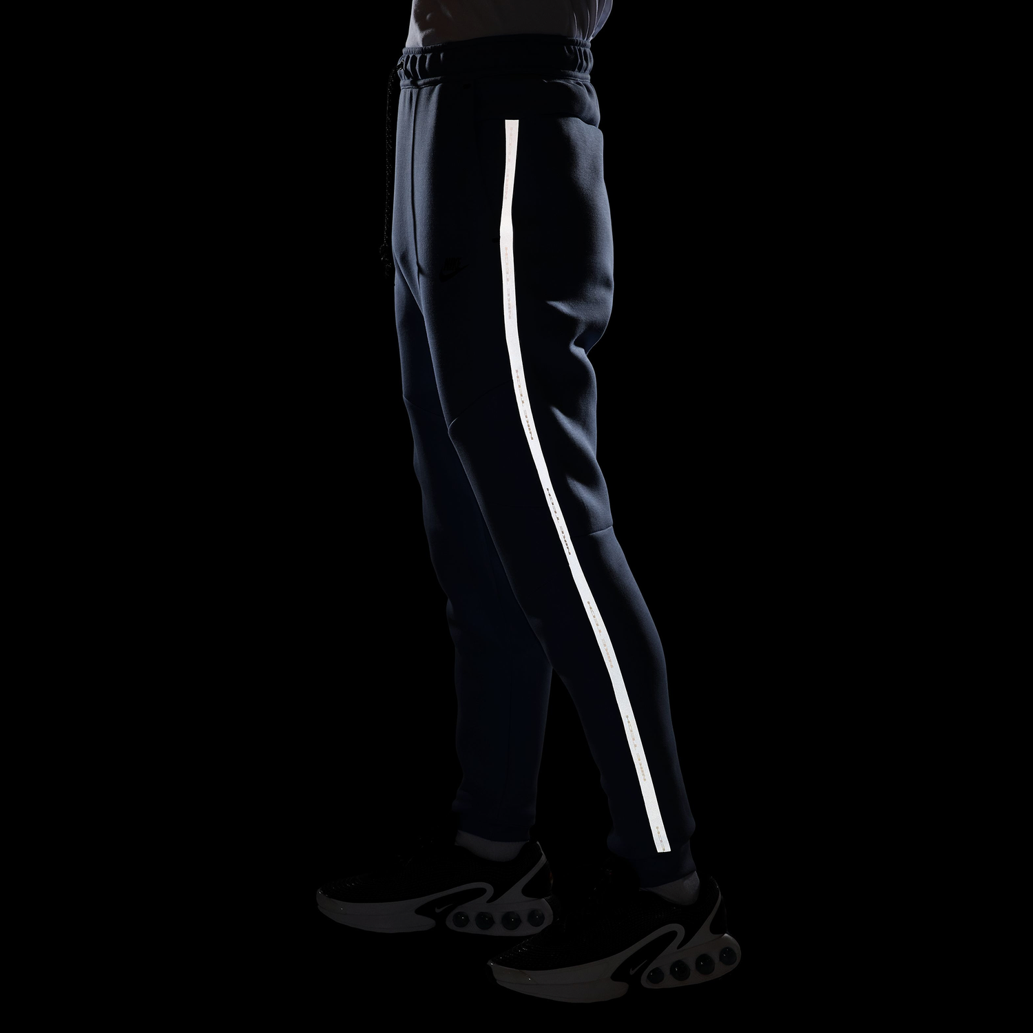 Nike Tech Fleece Jogger Pants - Men's - Carolina/Black
