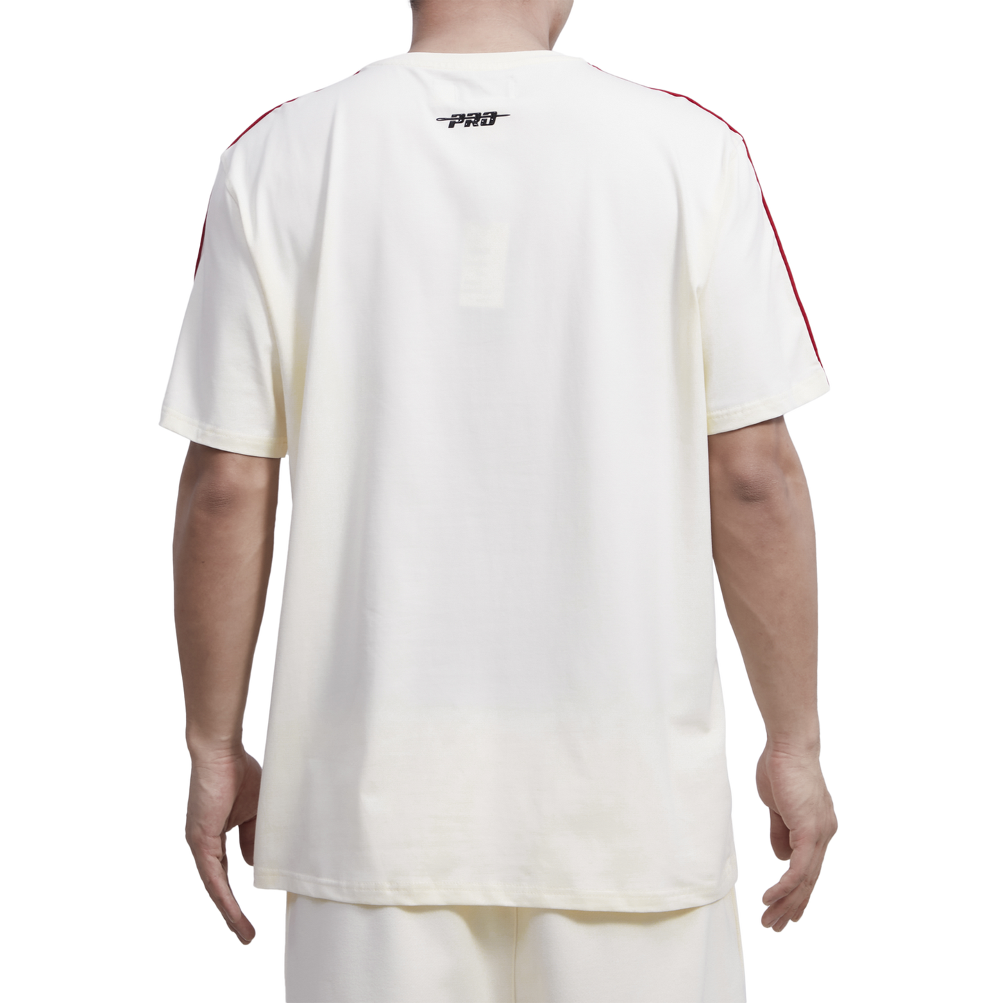 Pro Standard ANGELS RETRO CLASSIC SJ STRIPED TEE - Men's - Eggshell/Red