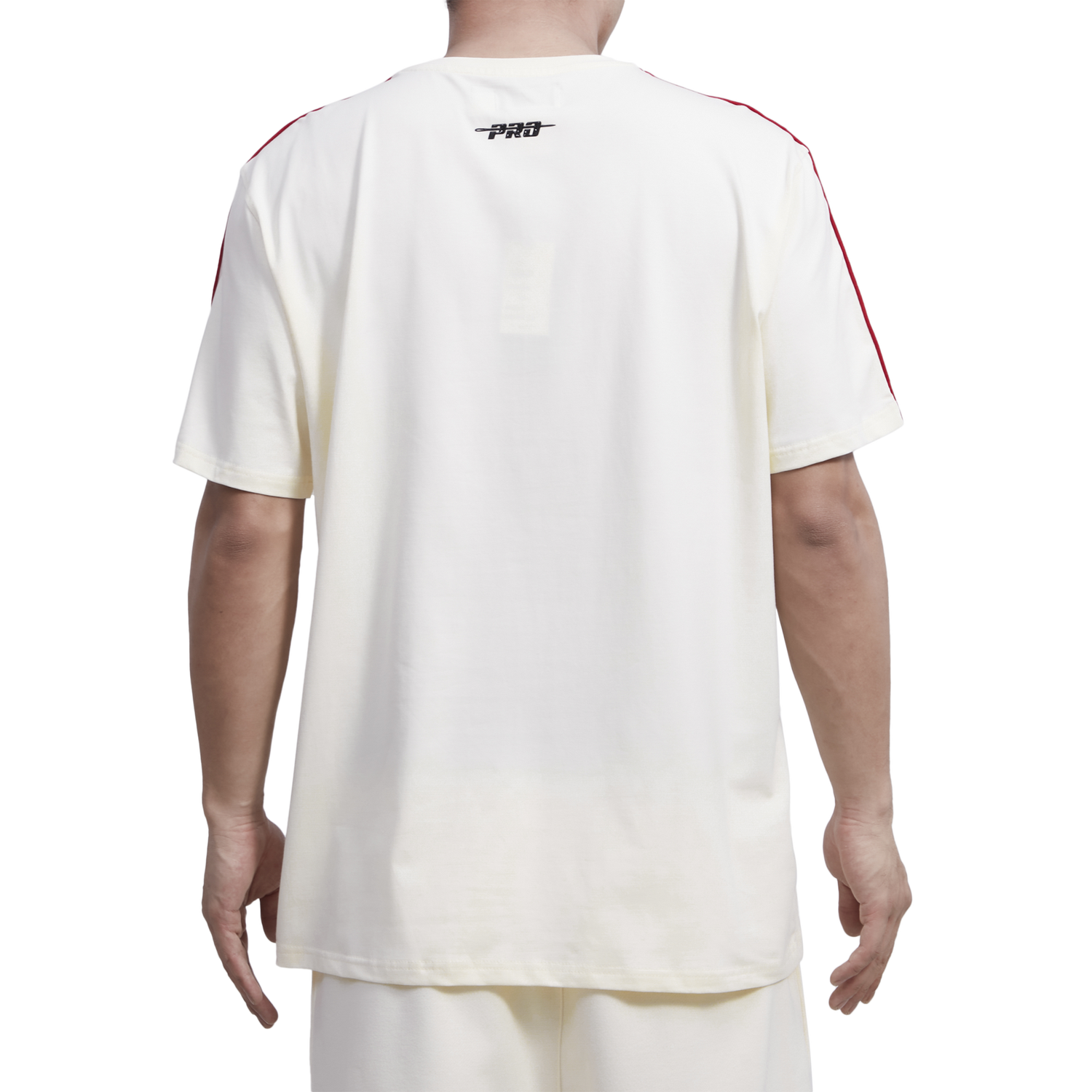 Pro Standard ANGELS RETRO CLASSIC SJ STRIPED TEE - Men's - Eggshell/Red