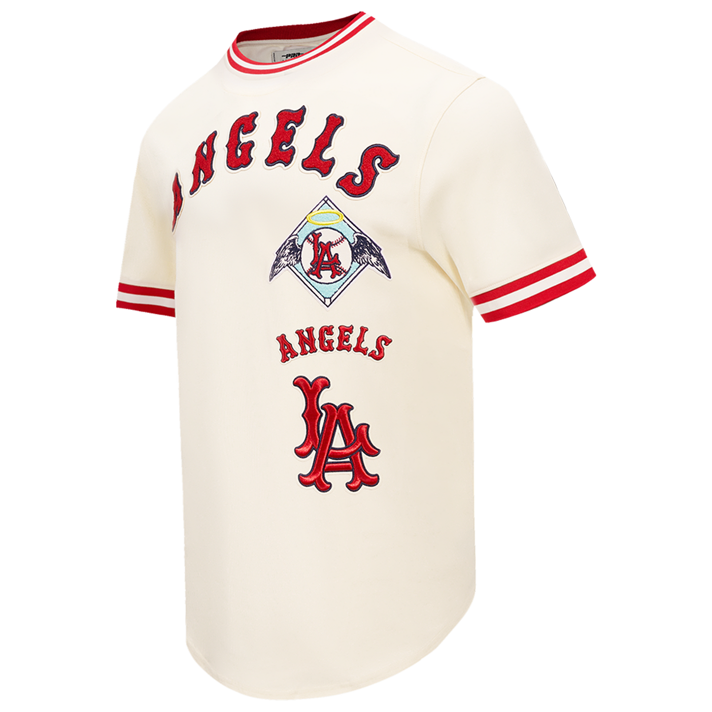 Pro Standard ANGELS RETRO CLASSIC DK TEE - Men's - Eggshell/Red