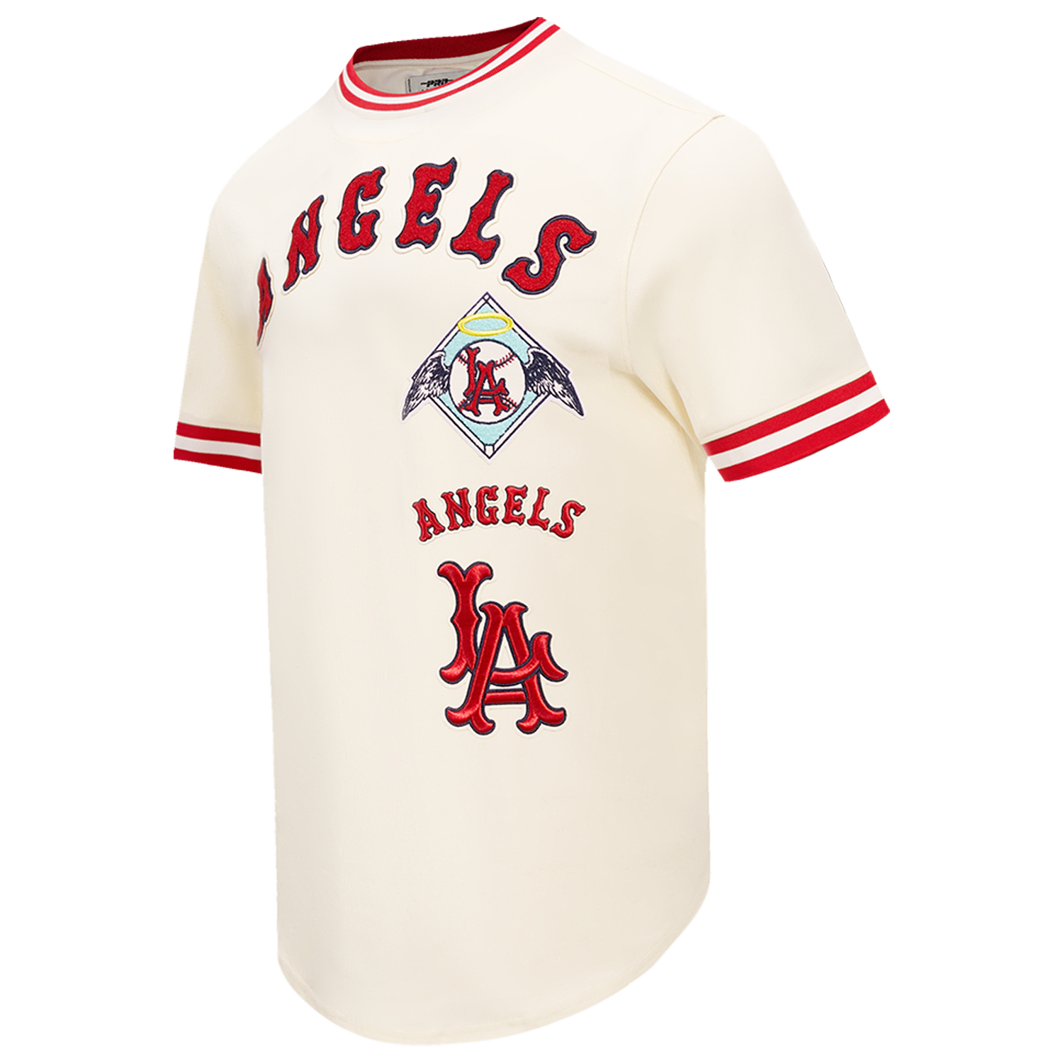 Pro Standard ANGELS RETRO CLASSIC DK TEE - Men's - Eggshell/Red
