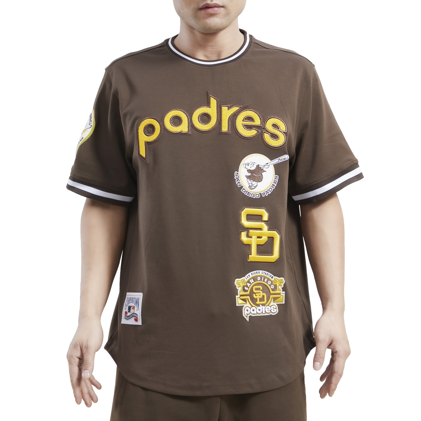 Pro Standard PADRES RETRO CLASSIC DK TEE - Men's - Brown