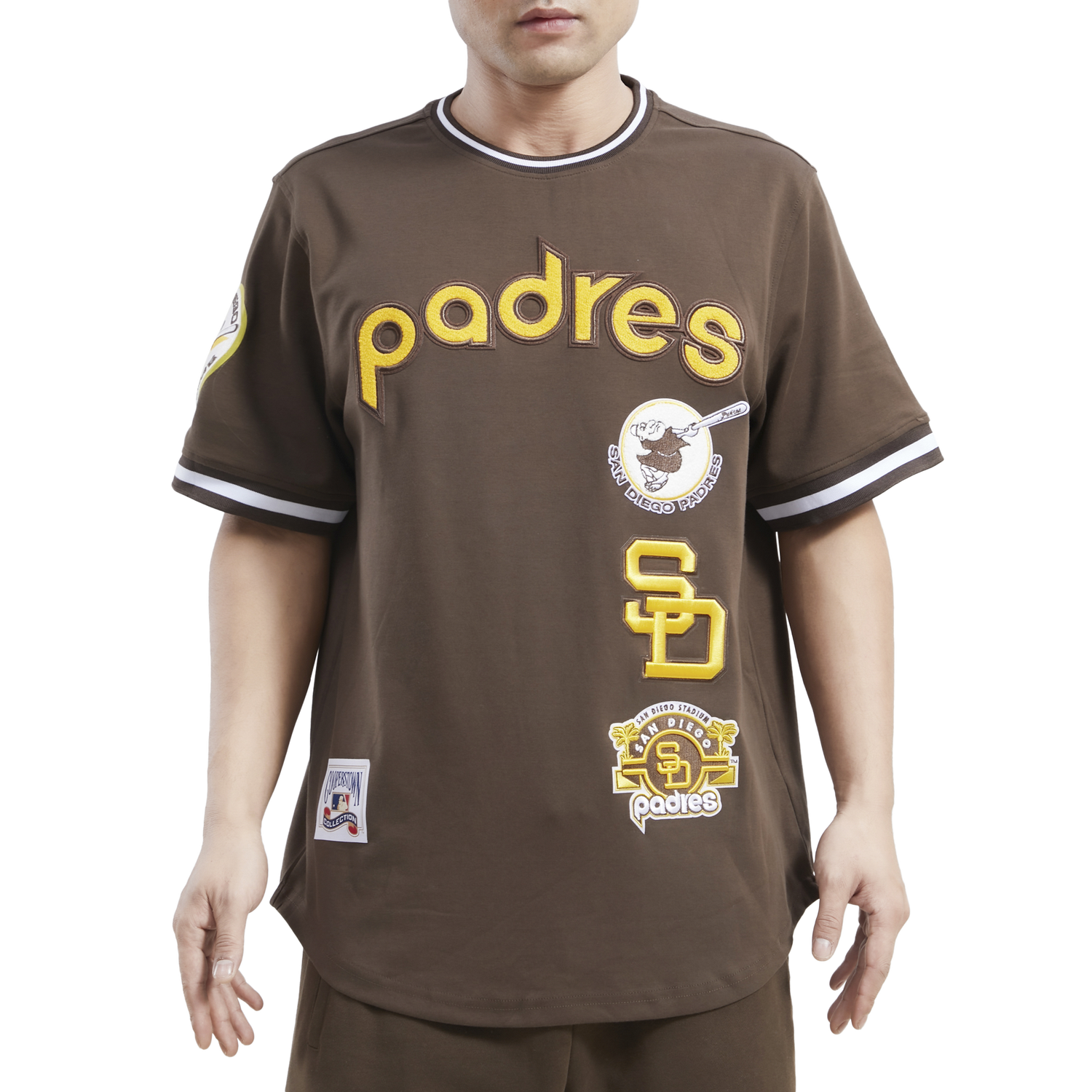 Pro Standard PADRES RETRO CLASSIC DK TEE - Men's - Brown