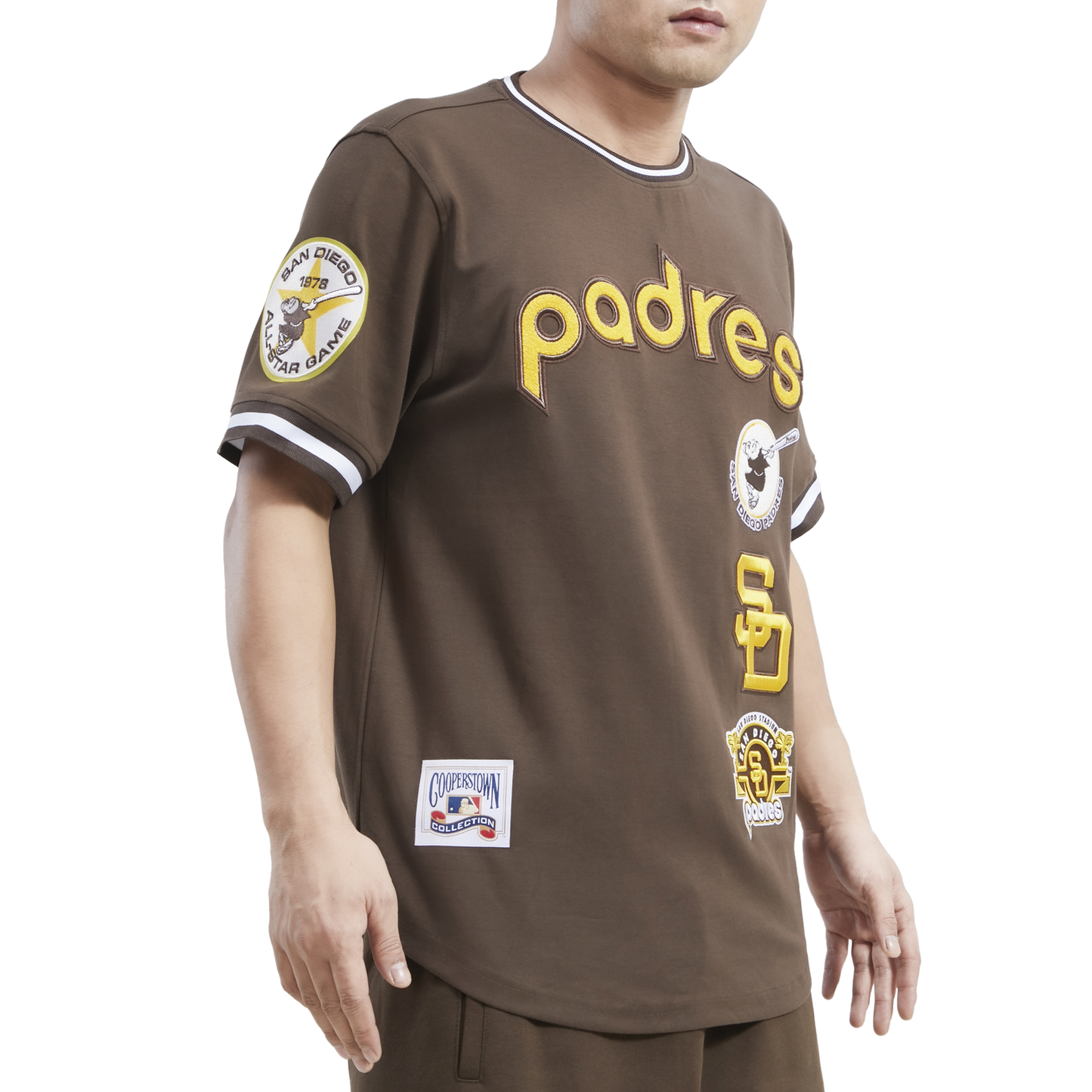 Pro Standard PADRES RETRO CLASSIC DK TEE - Men's - Brown