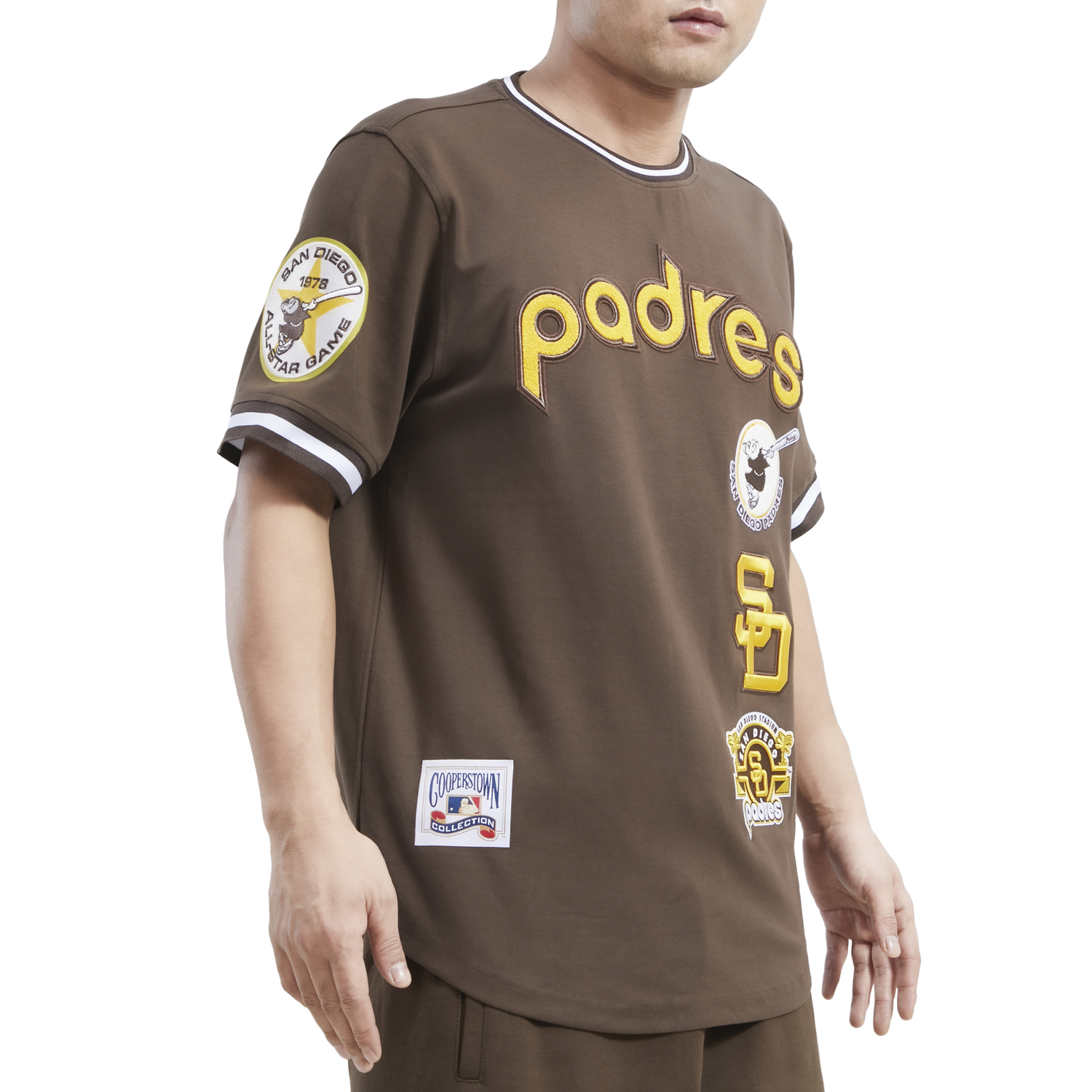 Pro Standard PADRES RETRO CLASSIC DK TEE - Men's - Brown