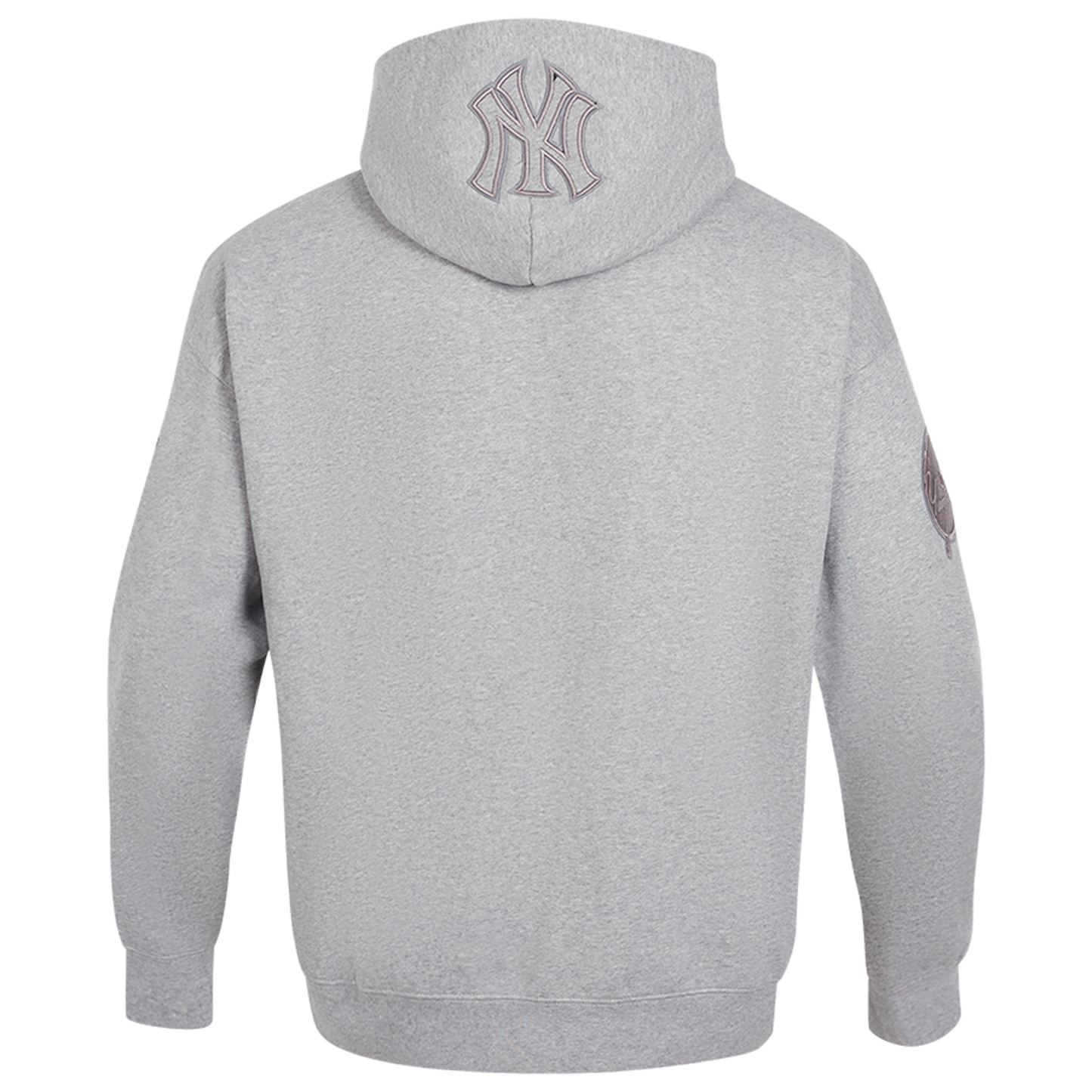 Pro Standard Yankees Pullover Hoodie - Men's - Dark Heather Gray