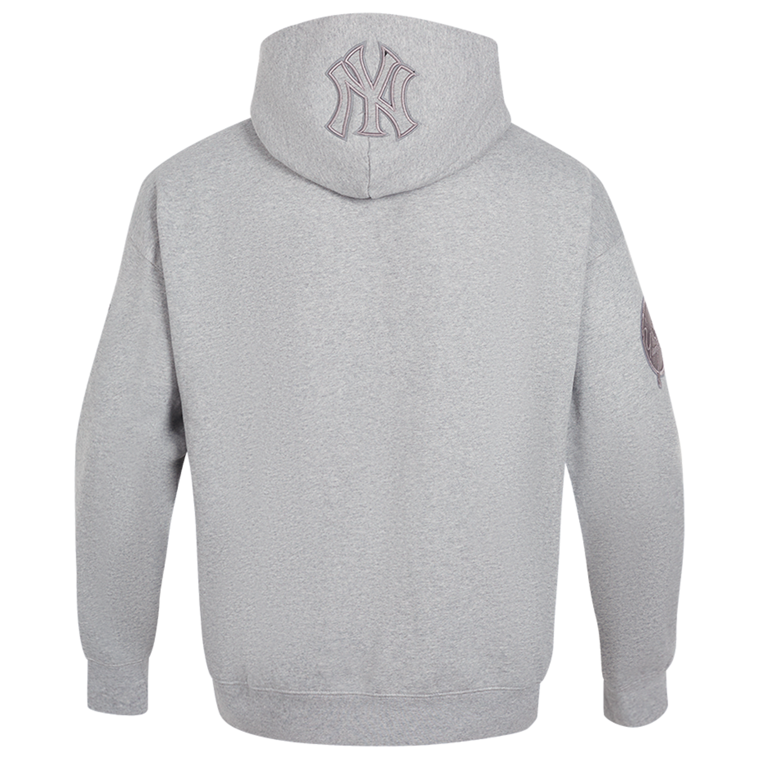 Pro Standard Yankees Pullover Hoodie - Men's - Dark Heather Gray