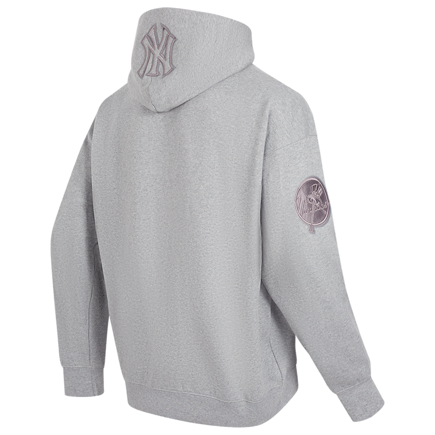 Pro Standard Yankees Pullover Hoodie - Men's - Dark Heather Gray