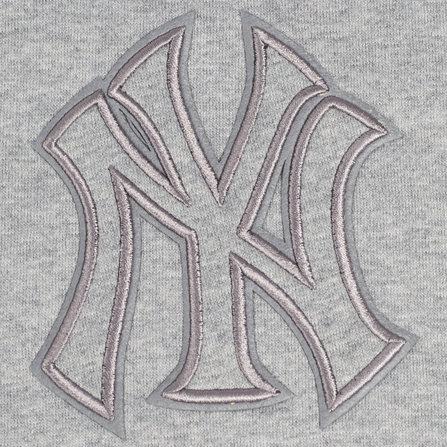 Pro Standard Yankees Pullover Hoodie - Men's - Dark Heather Gray