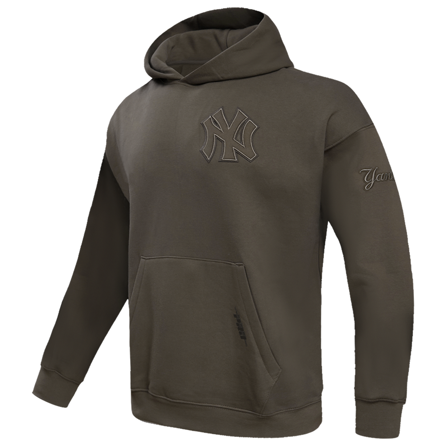 Pro Standard Yankees Pullover Hoodie - Men's - Dark Taupe