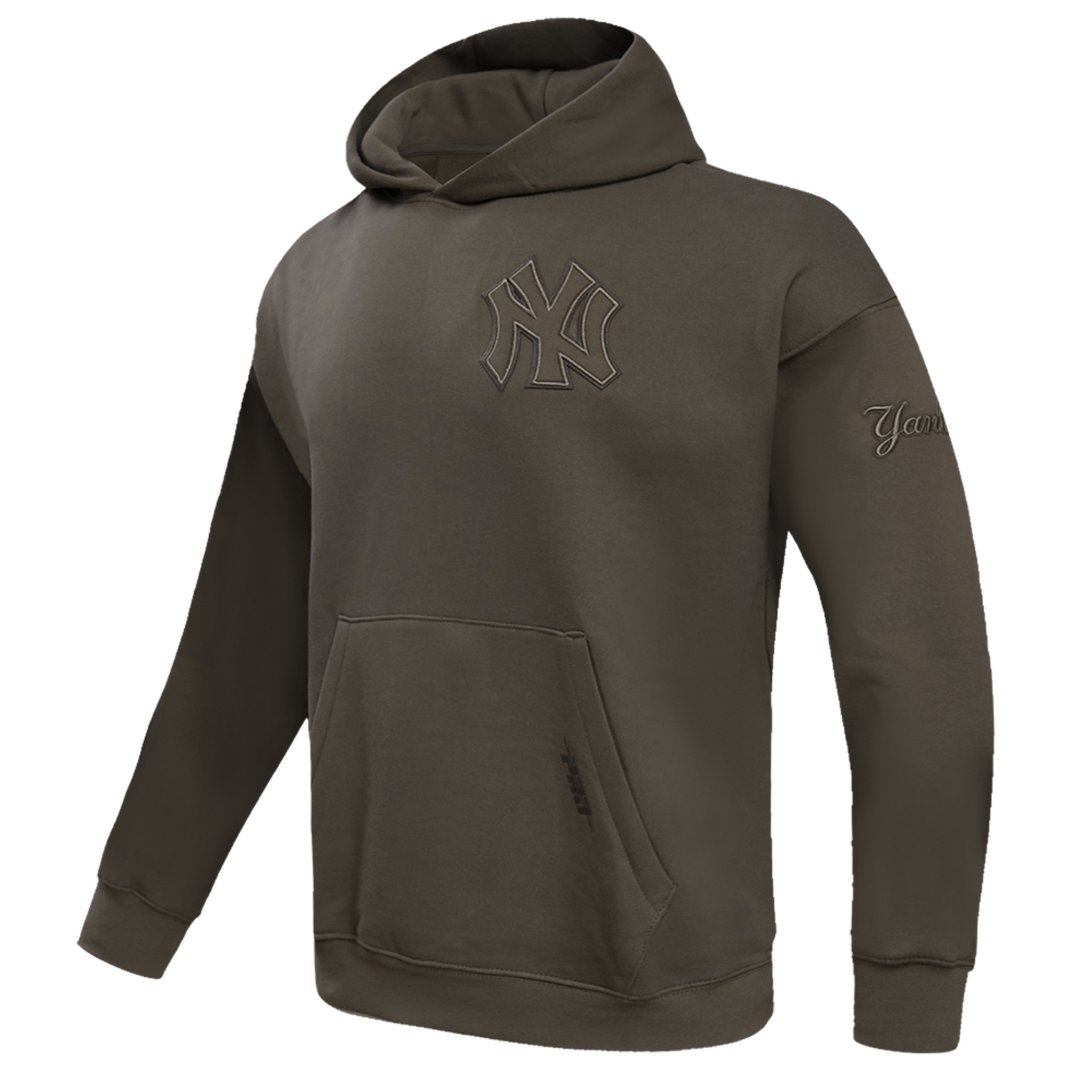 Pro Standard Yankees Pullover Hoodie - Men's - Dark Taupe