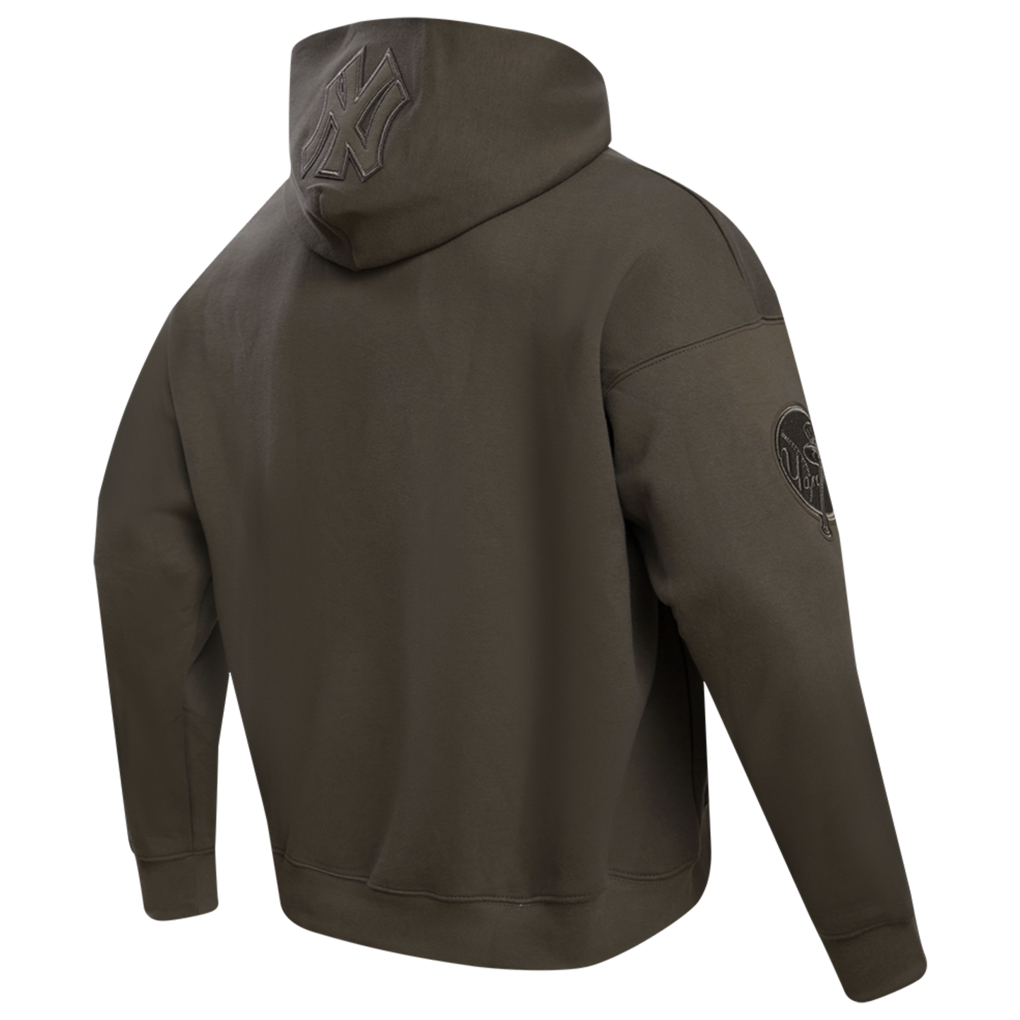 Pro Standard Yankees Pullover Hoodie - Men's - Dark Taupe