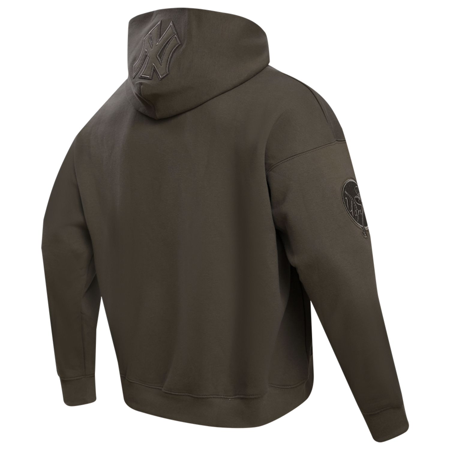 Pro Standard Yankees Pullover Hoodie - Men's - Dark Taupe