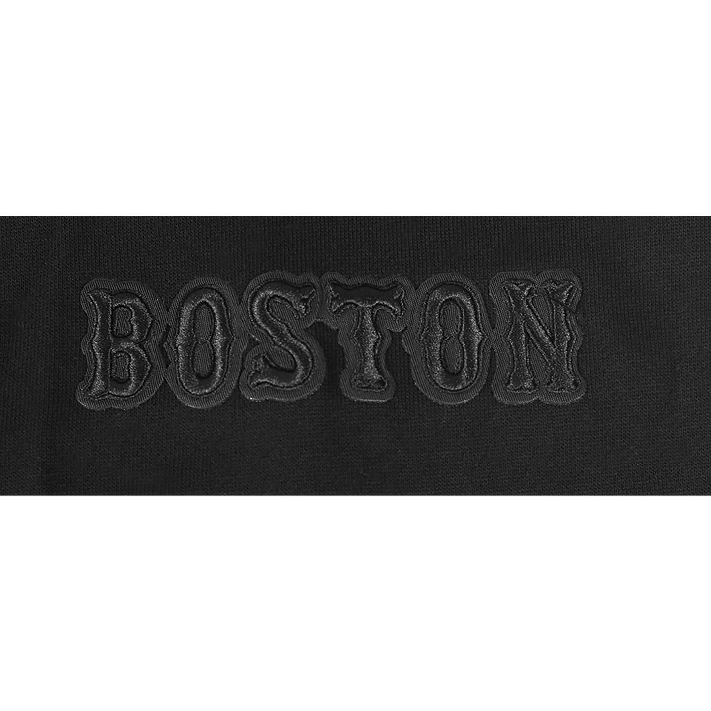 Pro Standard RED SOX NEUTRAL DROP SHOULDER FLC PO HOODIE - Men's - Black