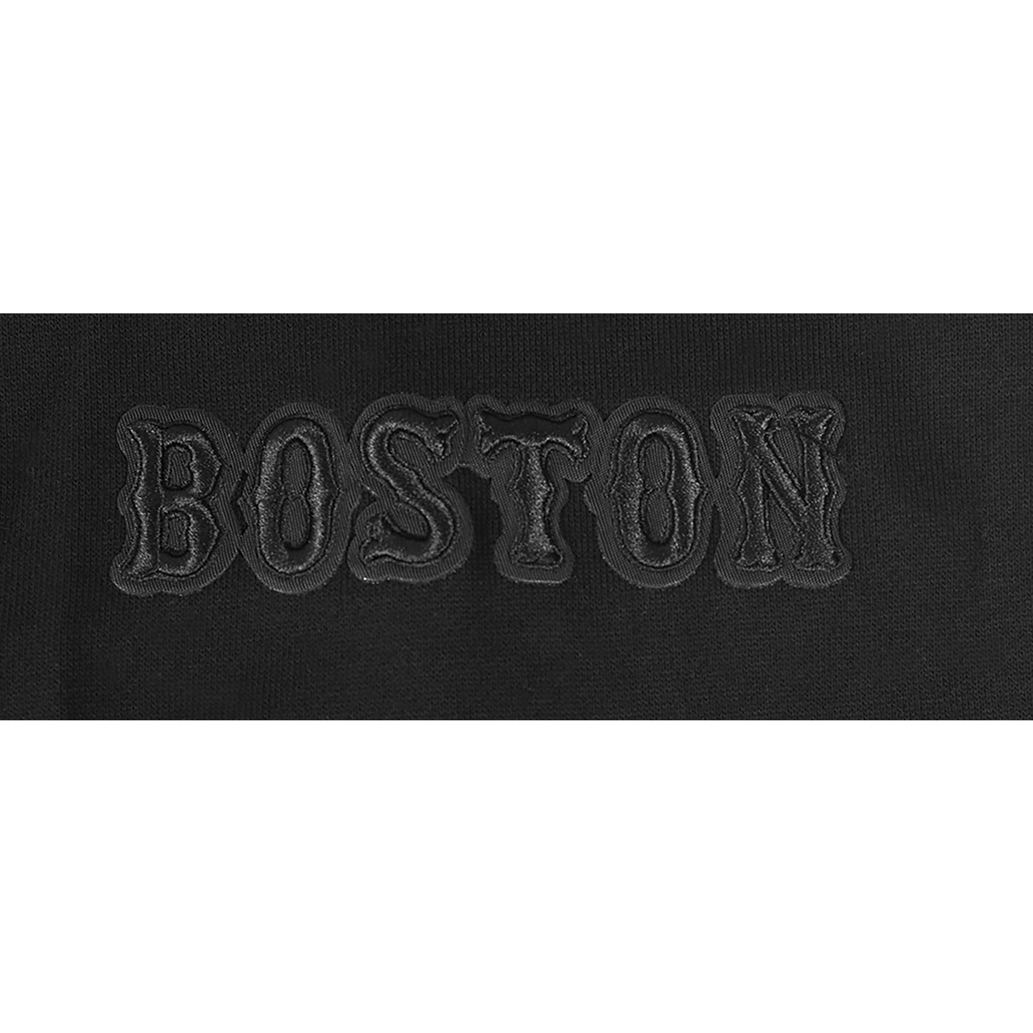Pro Standard RED SOX NEUTRAL DROP SHOULDER FLC PO HOODIE - Men's - Black