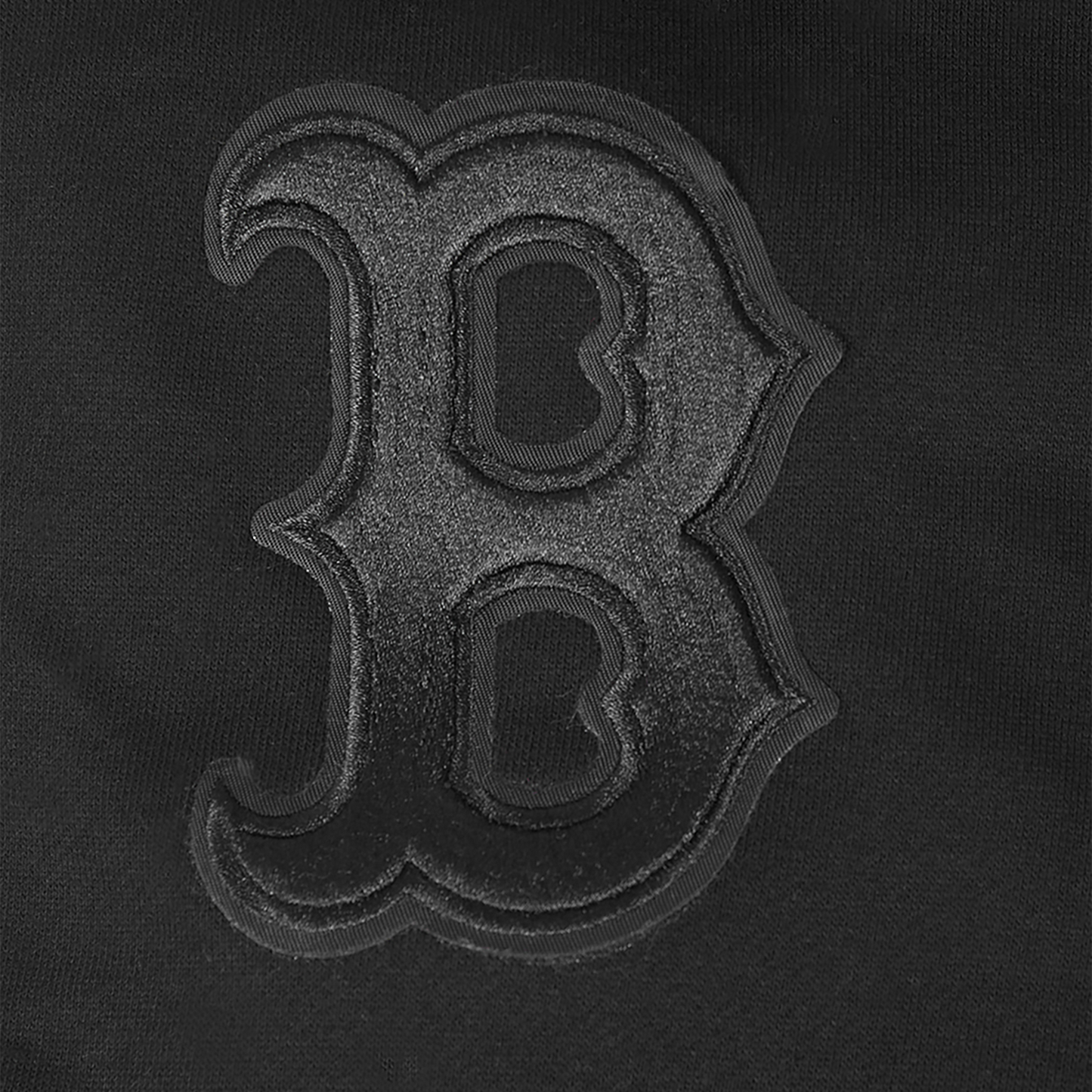 Pro Standard RED SOX NEUTRAL DROP SHOULDER FLC PO HOODIE - Men's - Black