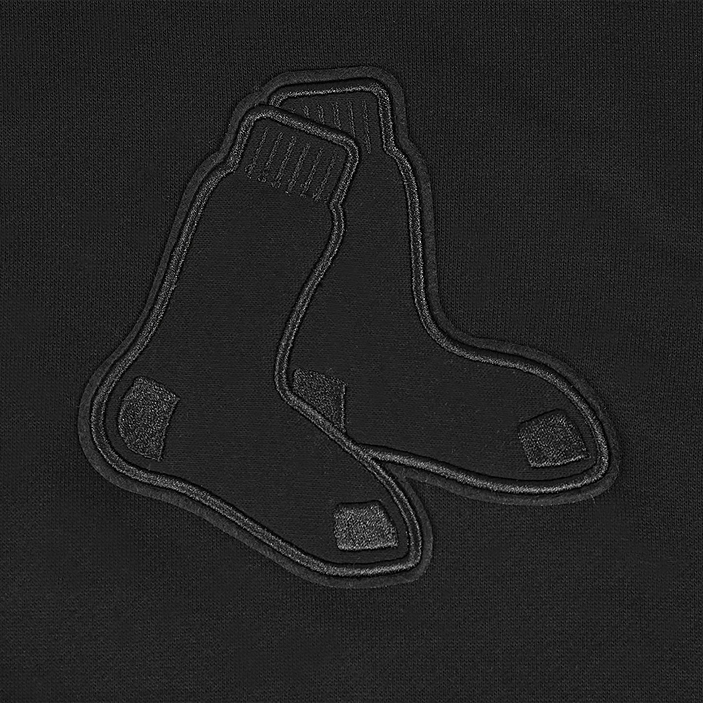 Pro Standard RED SOX NEUTRAL DROP SHOULDER FLC PO HOODIE - Men's - Black