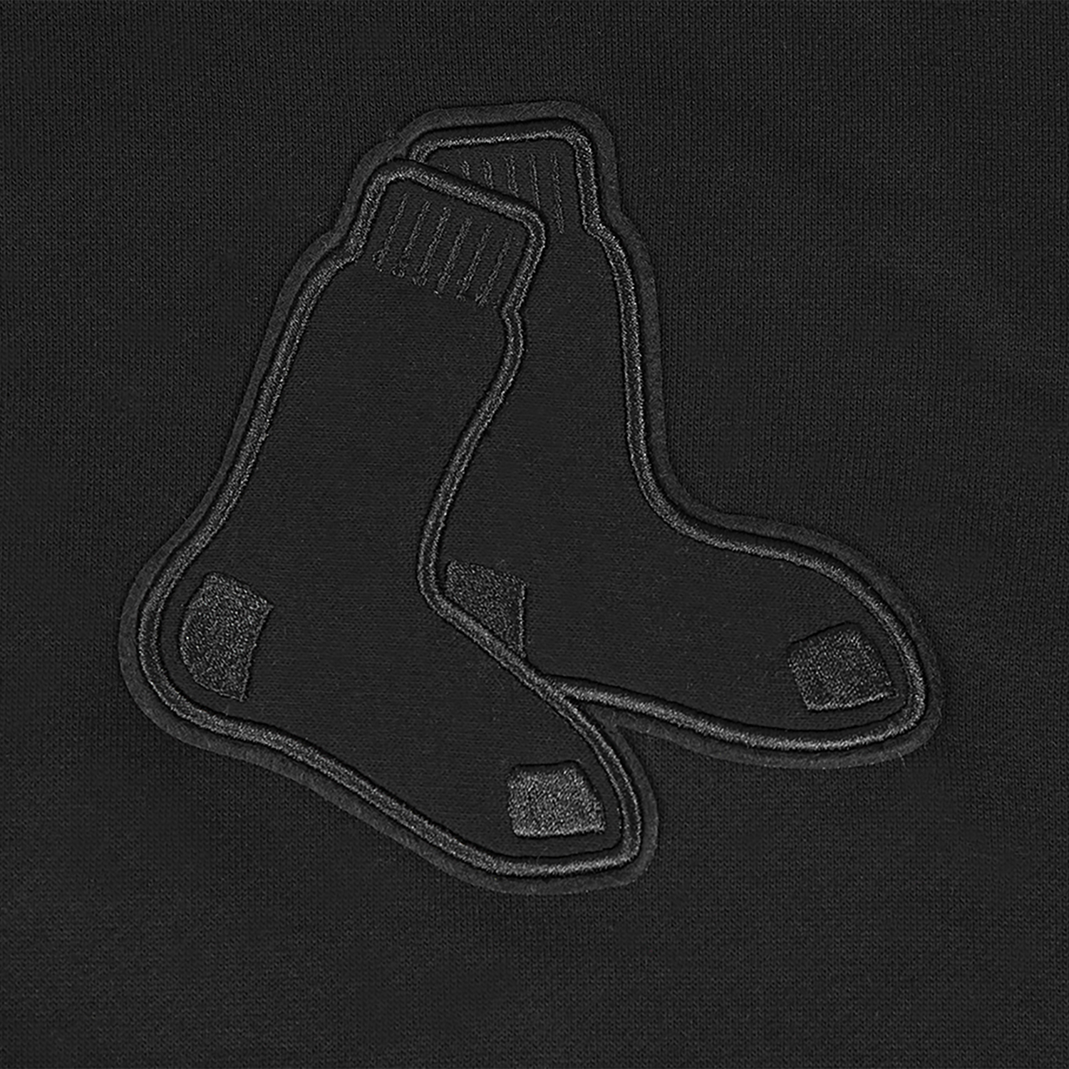 Pro Standard RED SOX NEUTRAL DROP SHOULDER FLC PO HOODIE - Men's - Black