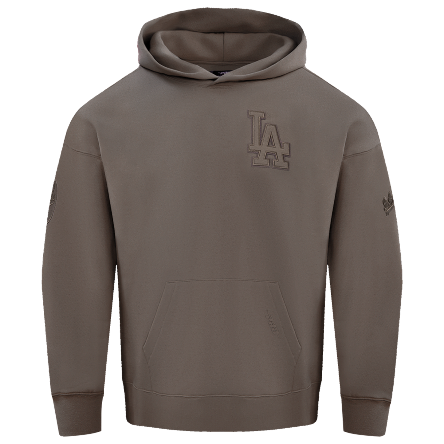 Pro Standard Dodgers Pullover Hoodie - Men's - Dark Taupe