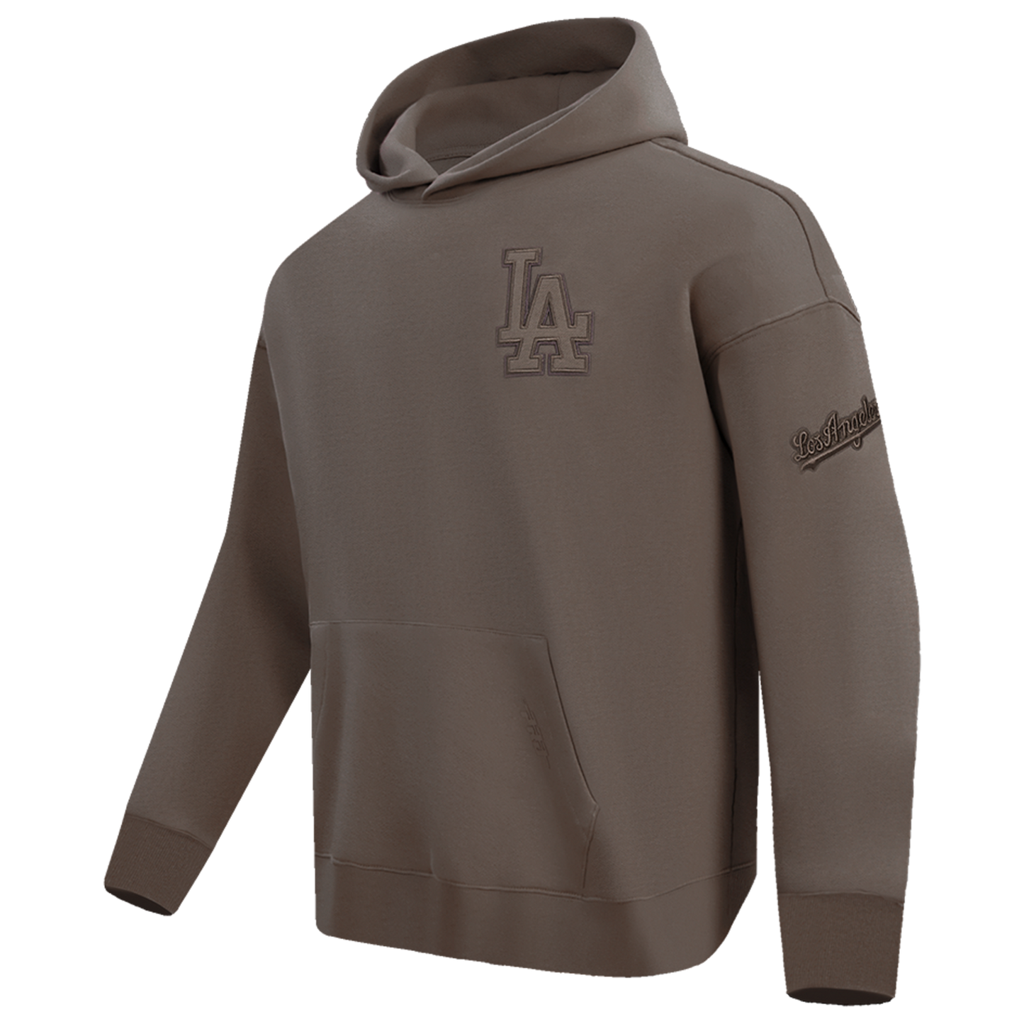 Pro Standard Dodgers Pullover Hoodie - Men's - Dark Taupe