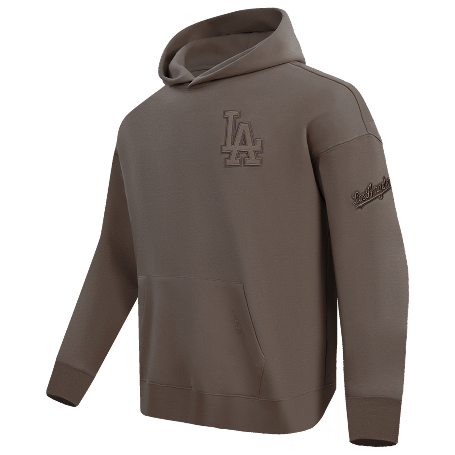 Pro Standard Dodgers Pullover Hoodie - Men's - Dark Taupe