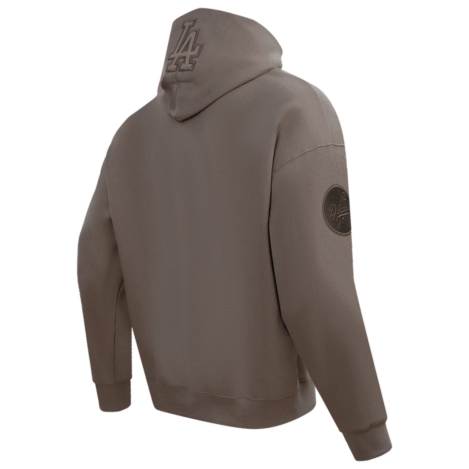 Pro Standard Dodgers Pullover Hoodie - Men's - Dark Taupe