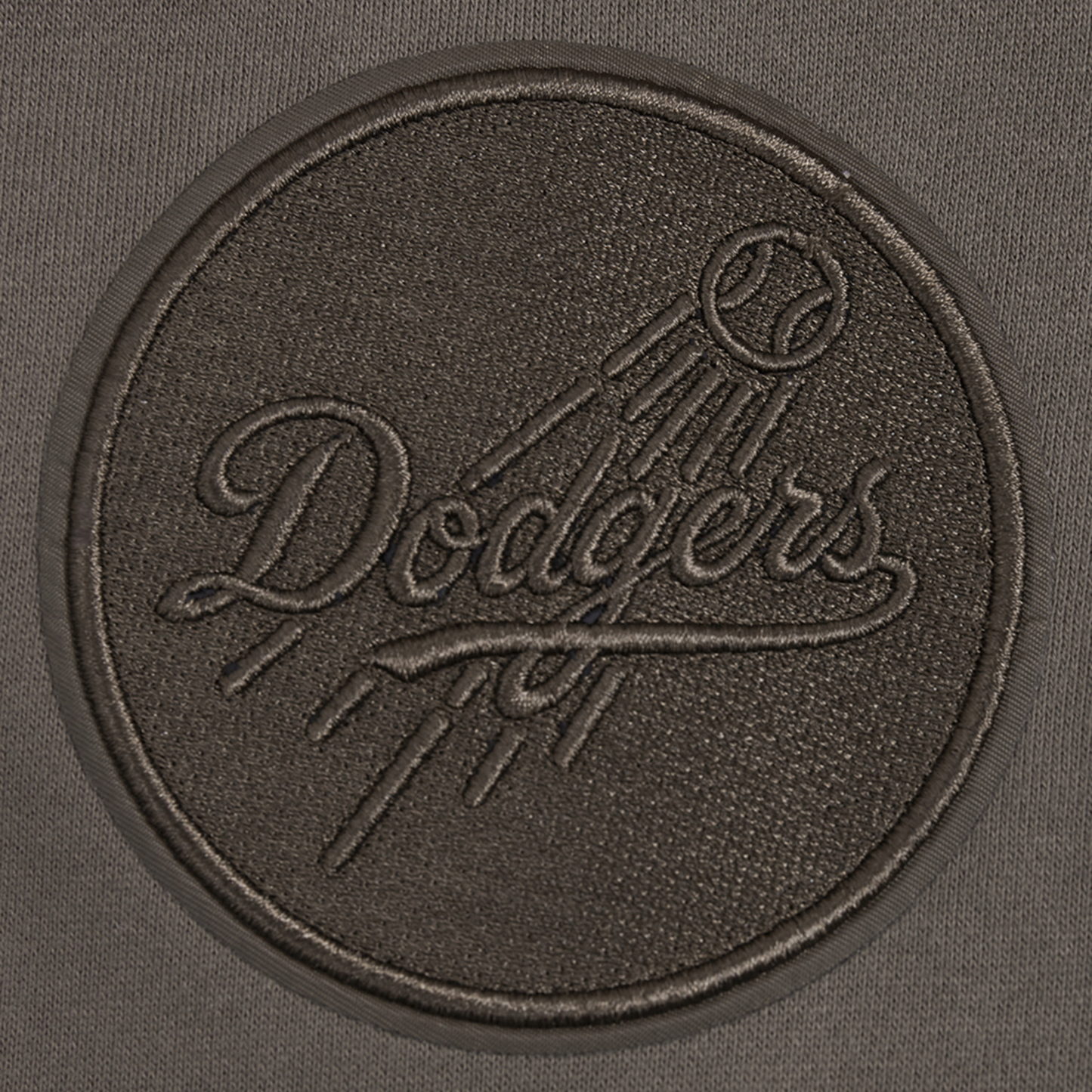 Pro Standard Dodgers Pullover Hoodie - Men's - Dark Taupe