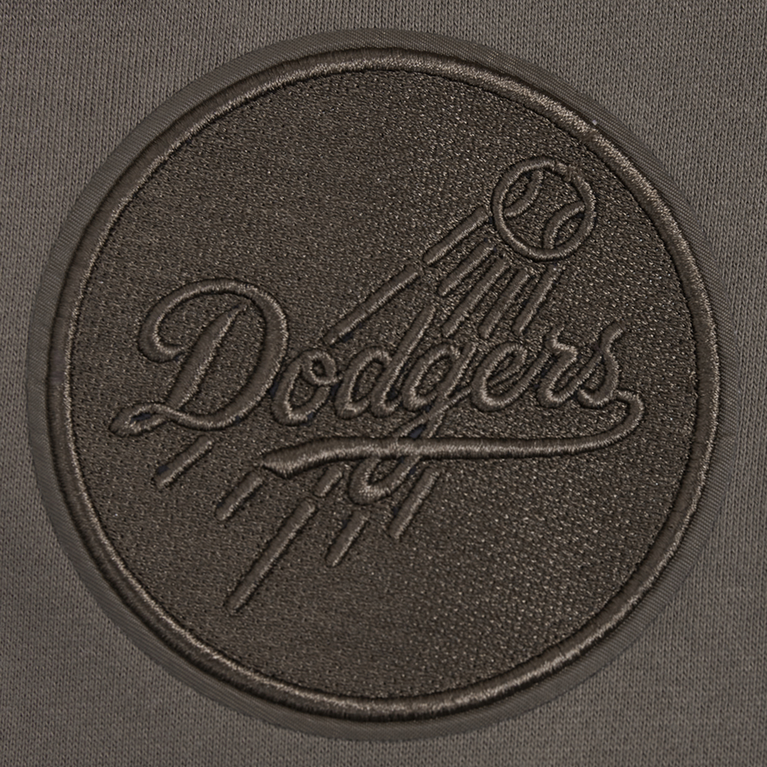 Pro Standard Dodgers Pullover Hoodie - Men's - Dark Taupe