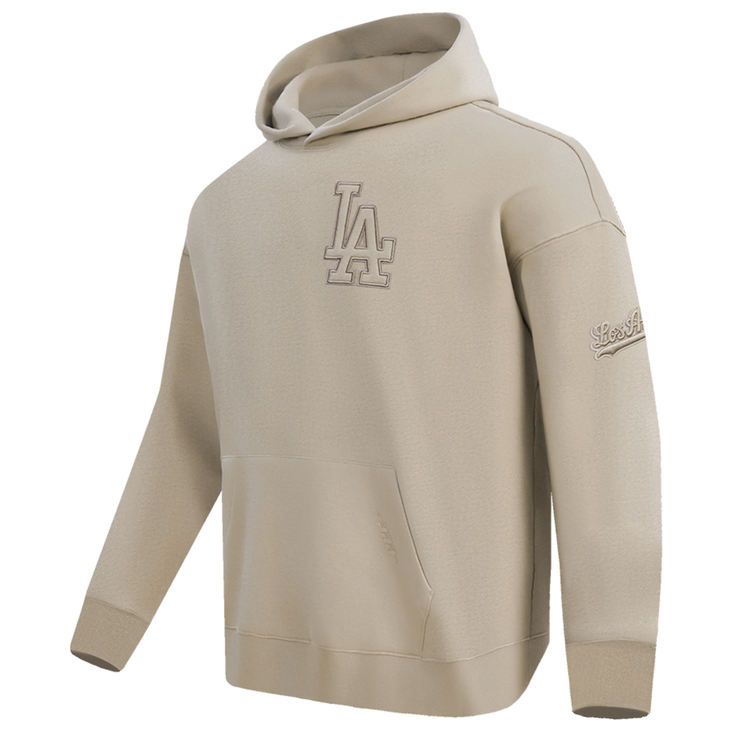 Pro Standard Dodgers Pullover Hoodie - Men's - Taupe